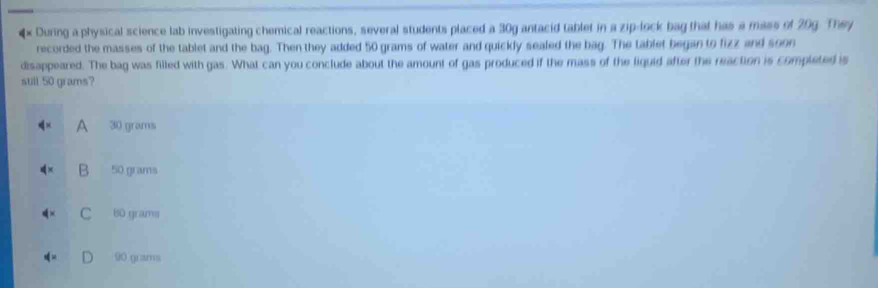 during a physical science lab investigating chemical reactions, several…