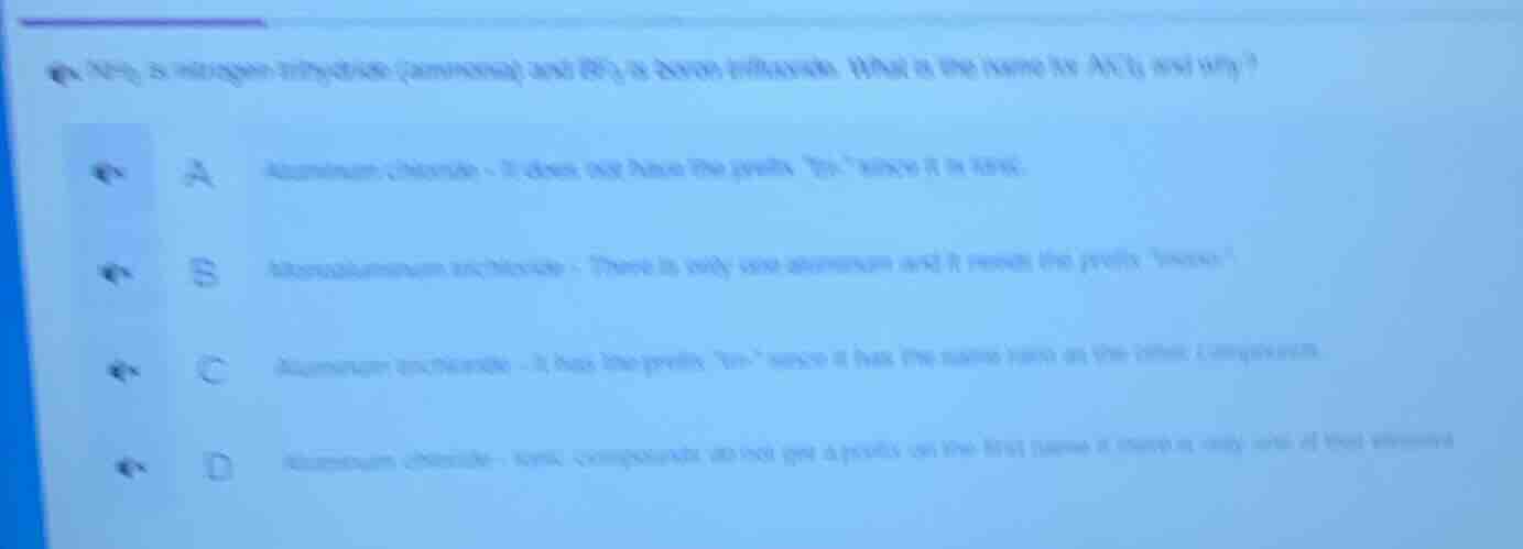 n₂o₅ is nitrogen trihydride (ammonia) and bf₃ is boron trifluoride. wha…