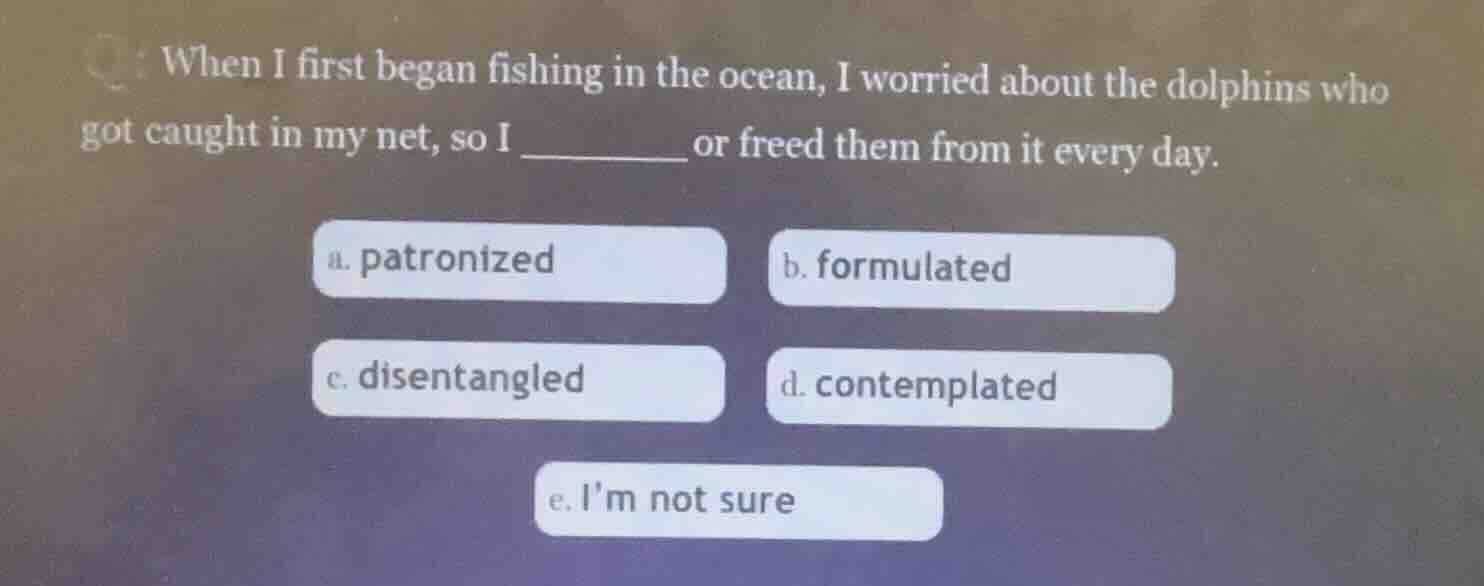 when i first began fishing in the ocean, i worried about the dolphins w…