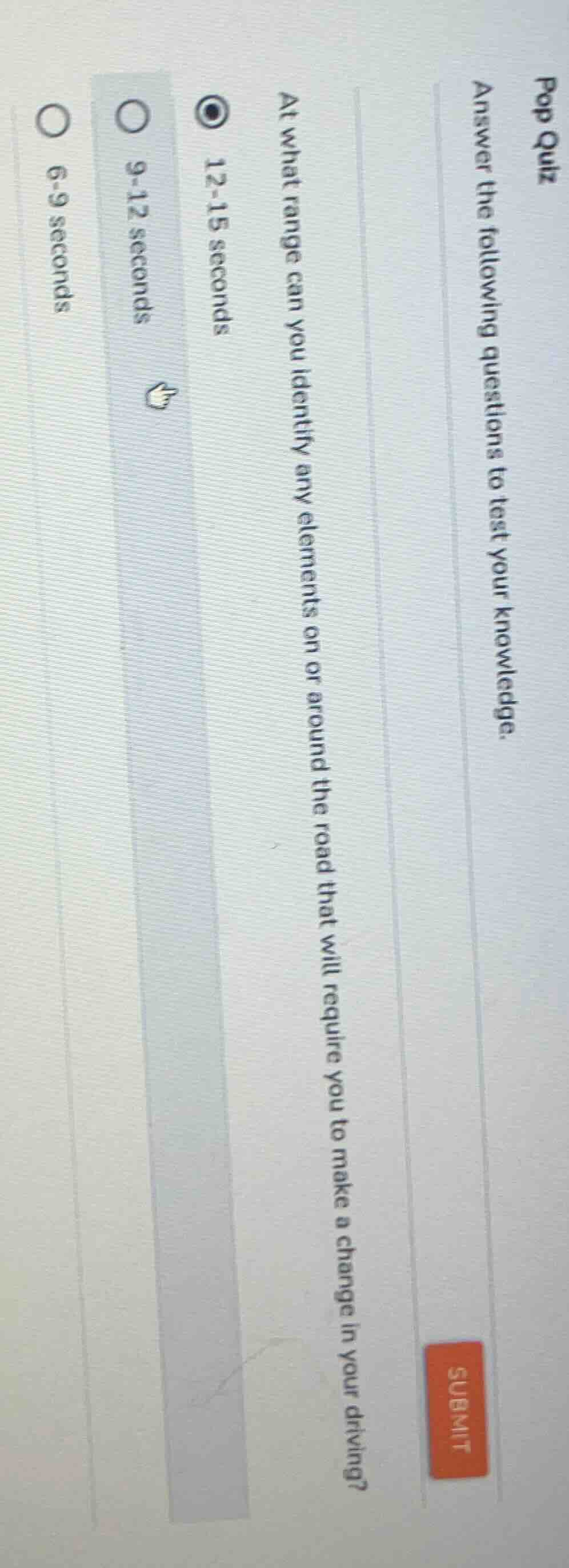 pop quiz answer the following questions to test your knowledge. at what…