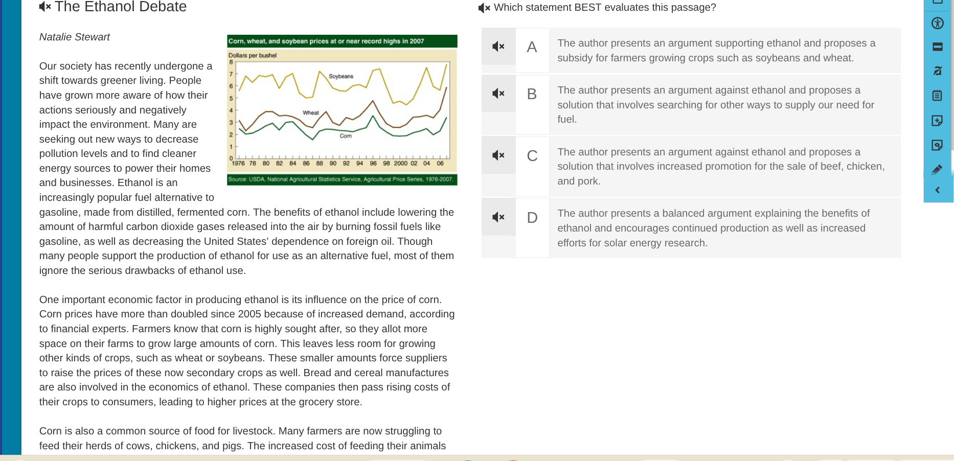 the ethanol debate natalie stewart our society has recently undergone a…