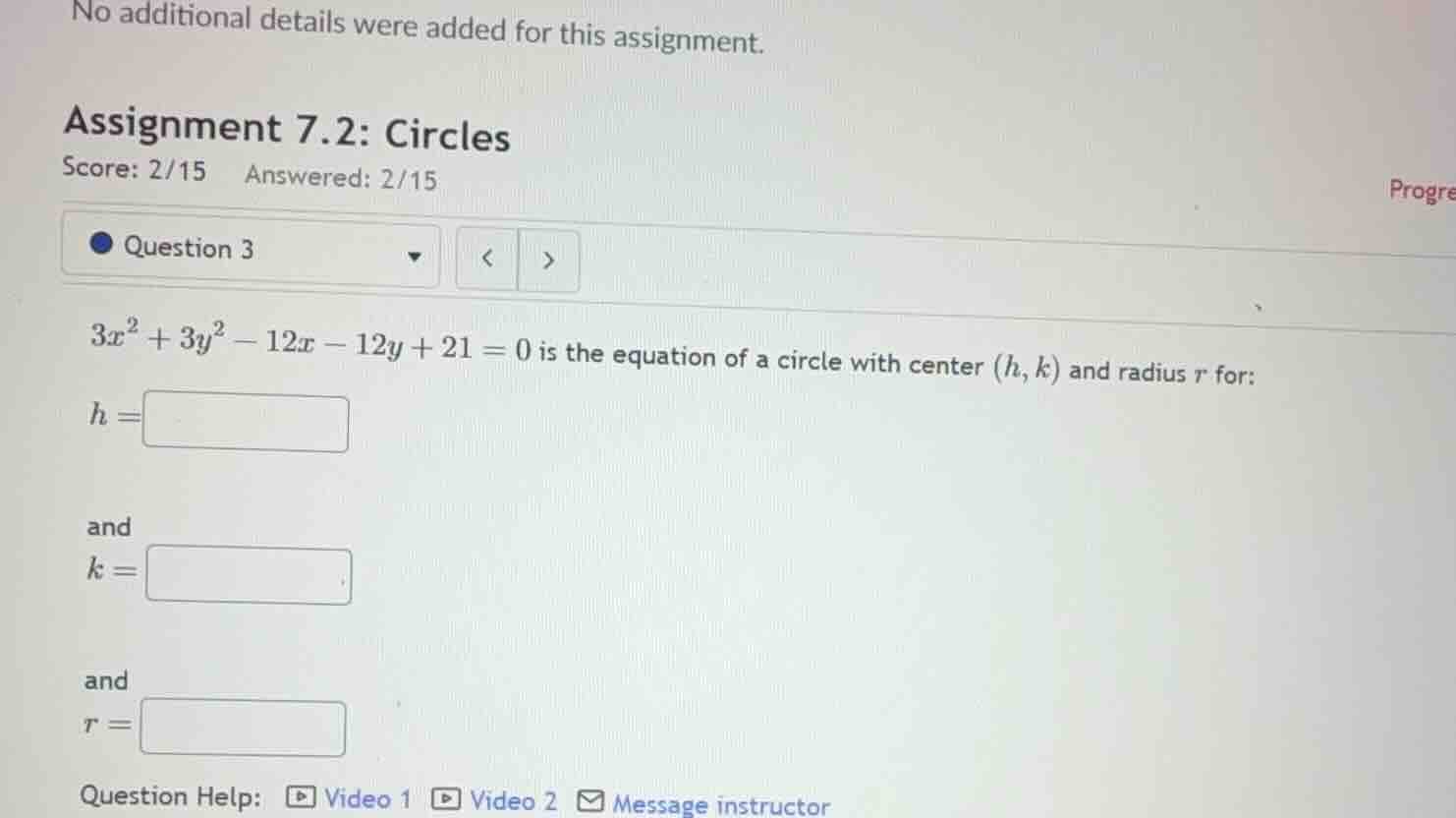 no additional details were added for this assignment. assignment 7.2: c…