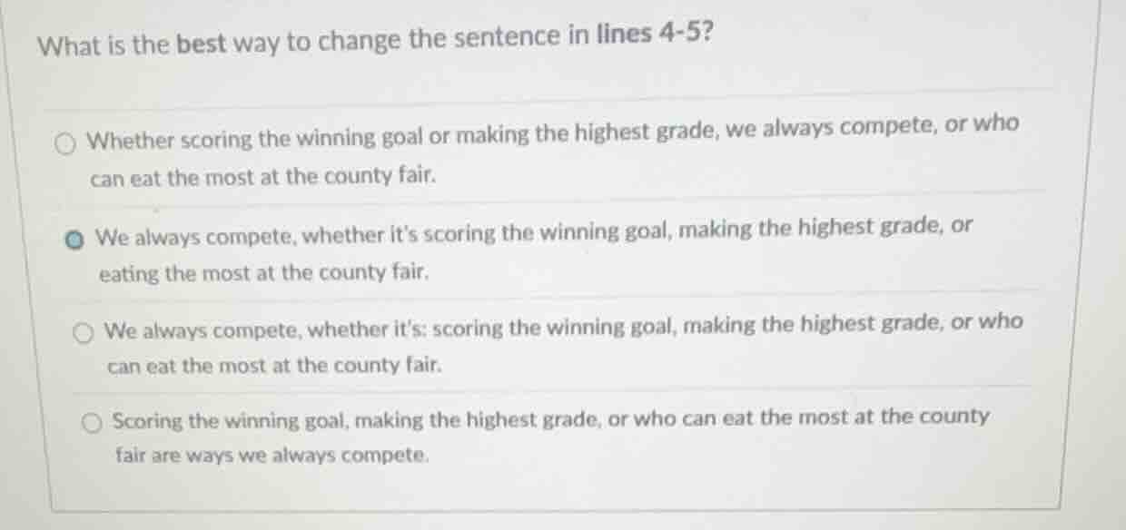 what is the best way to change the sentence in lines 4-5? whether scori…