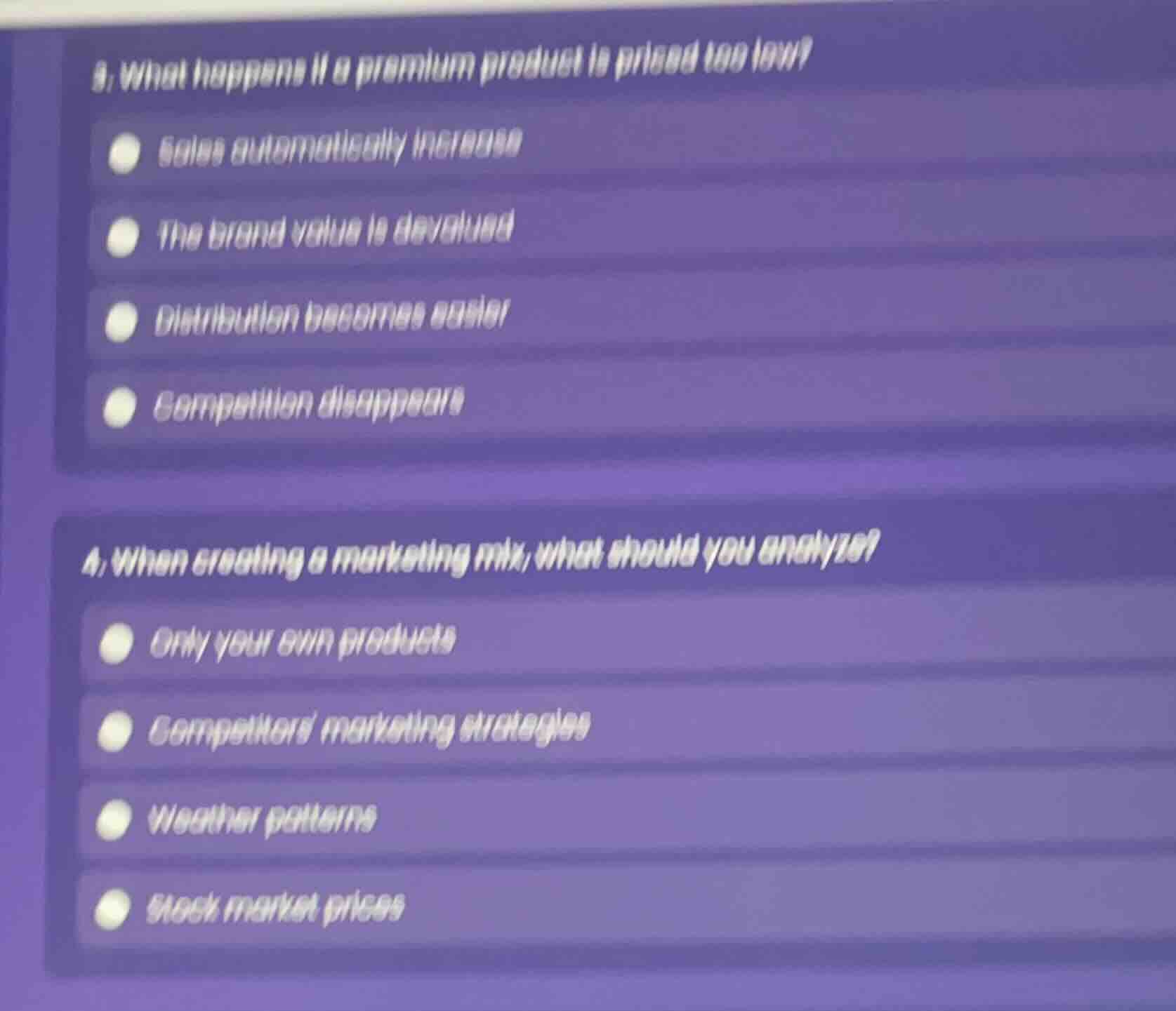 3. what happens if a premium product is priced too low? - sales automat…