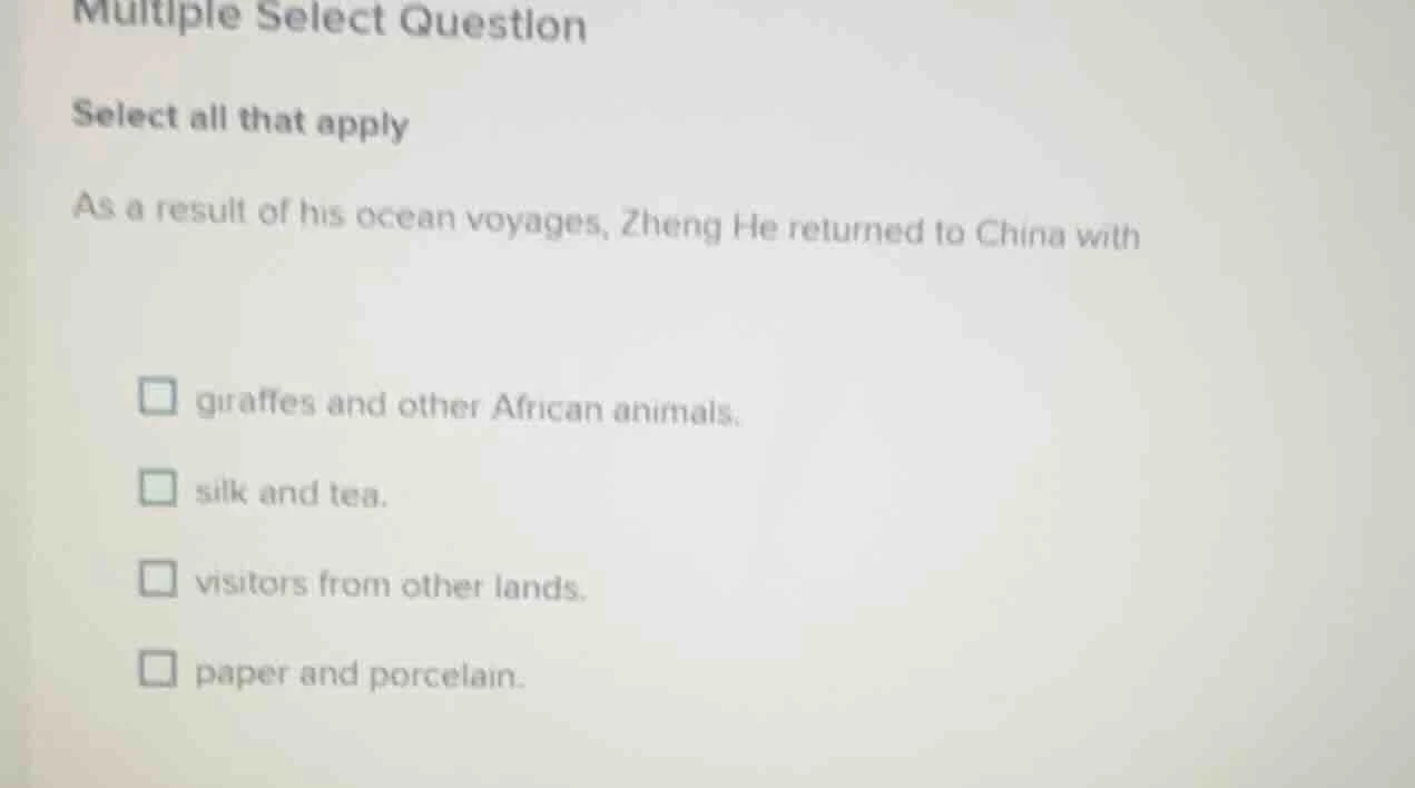 multiple select question select all that apply as a result of his ocean…