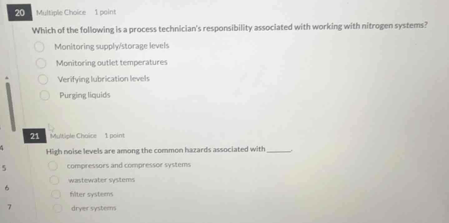 20 multiple choice 1 point which of the following is a process technici…