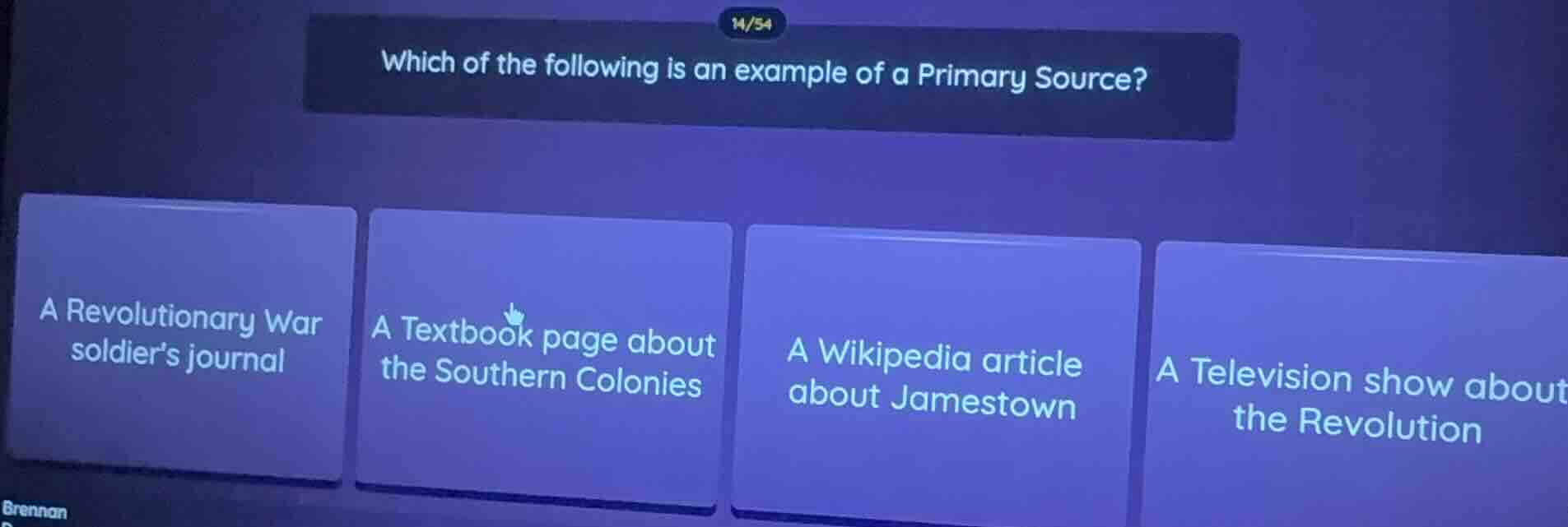 which of the following is an example of a primary source? a revolutiona…