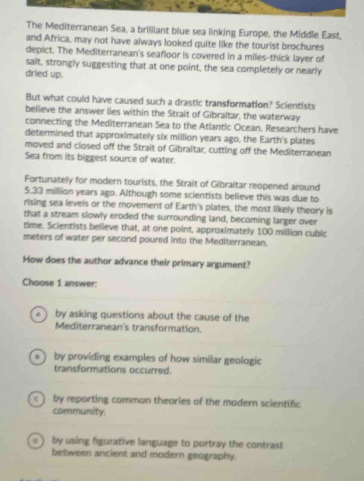 the mediterranean sea, a brilliant blue sea linking europe, the middle …