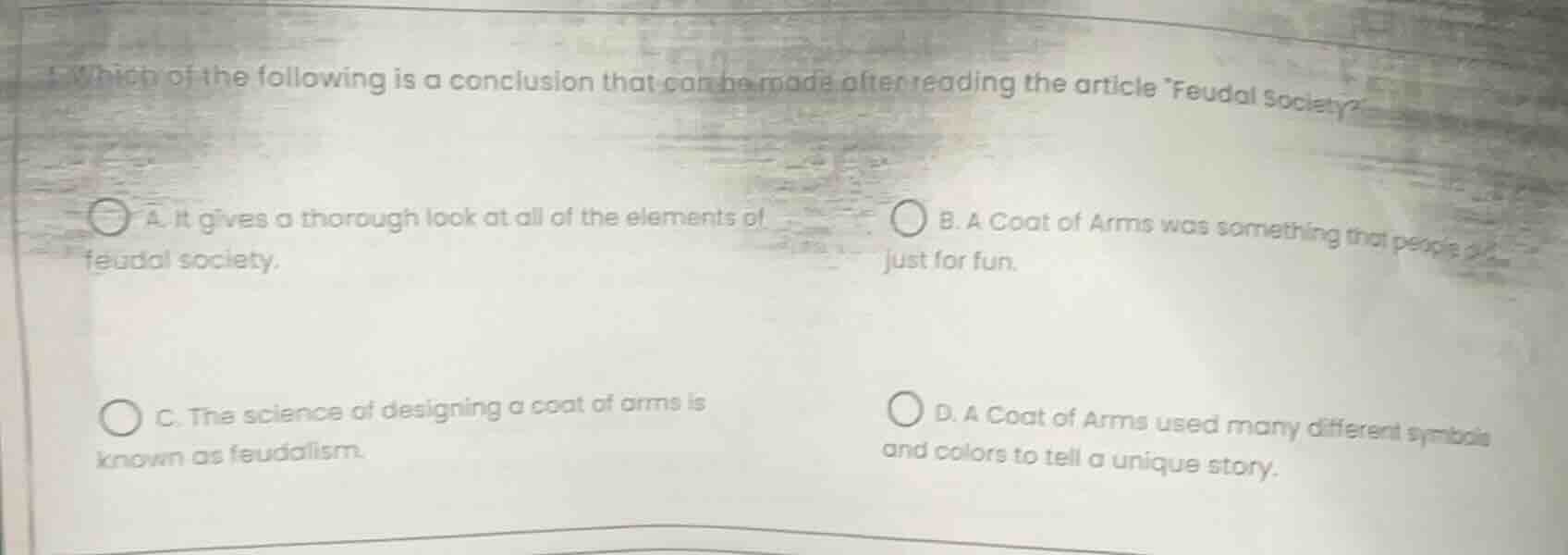 1. which of the following is a conclusion that can be made after readin…