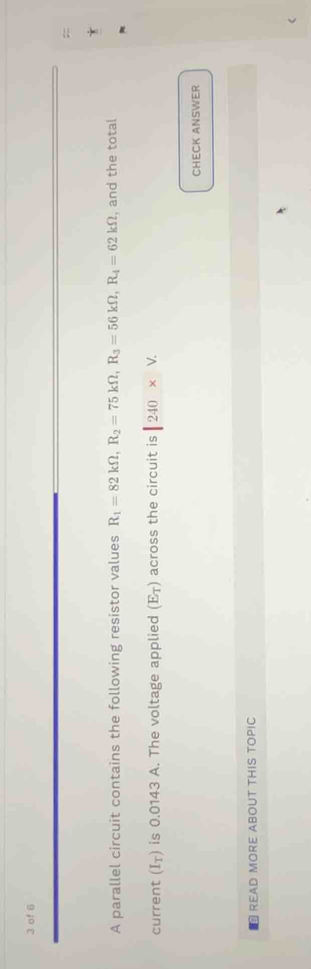 a parallel circuit contains the following resistor values ( r_1 = 82spa…