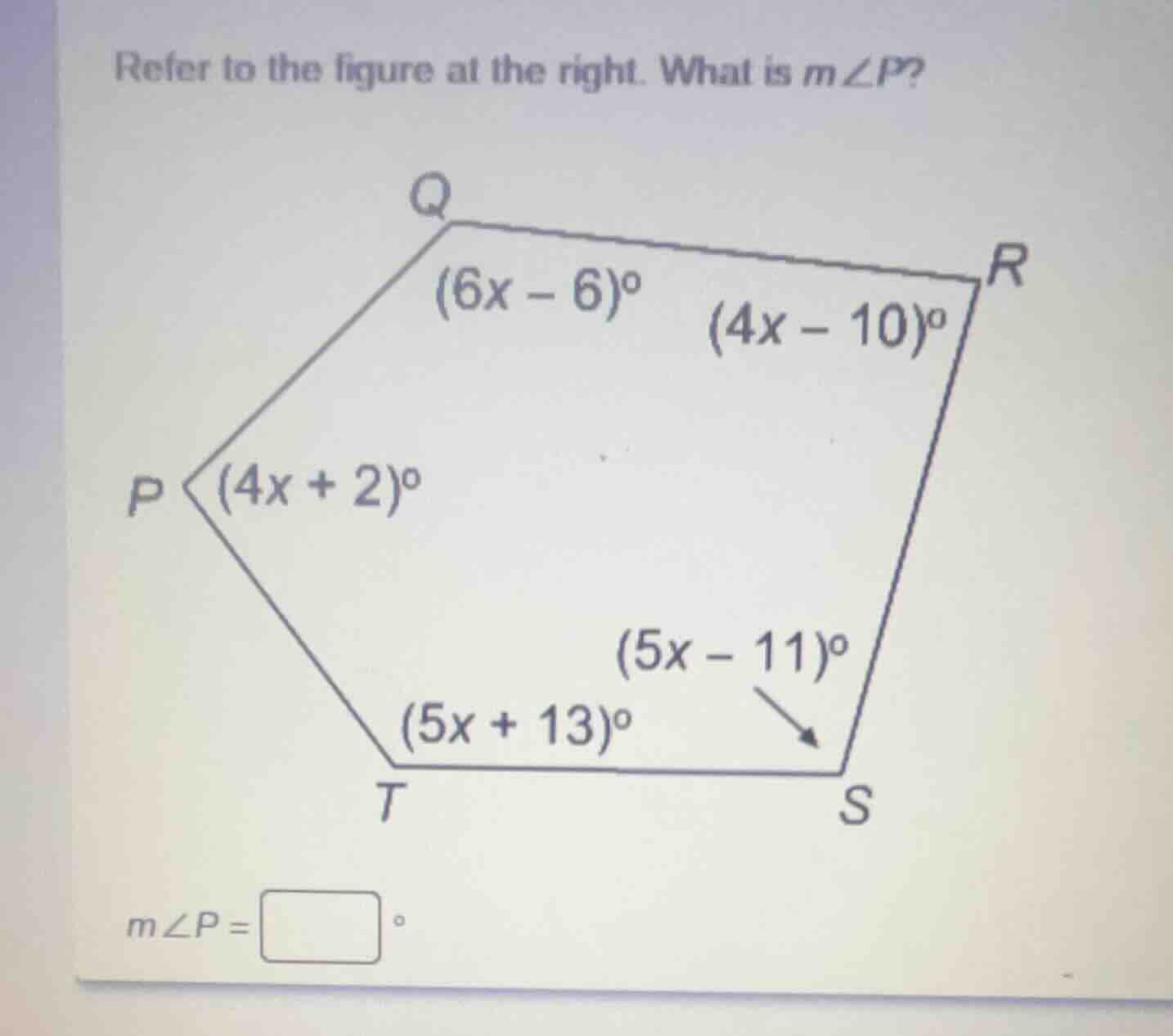 refer to the figure at the right. what is ( mangle p )? ( mangle p = sq…