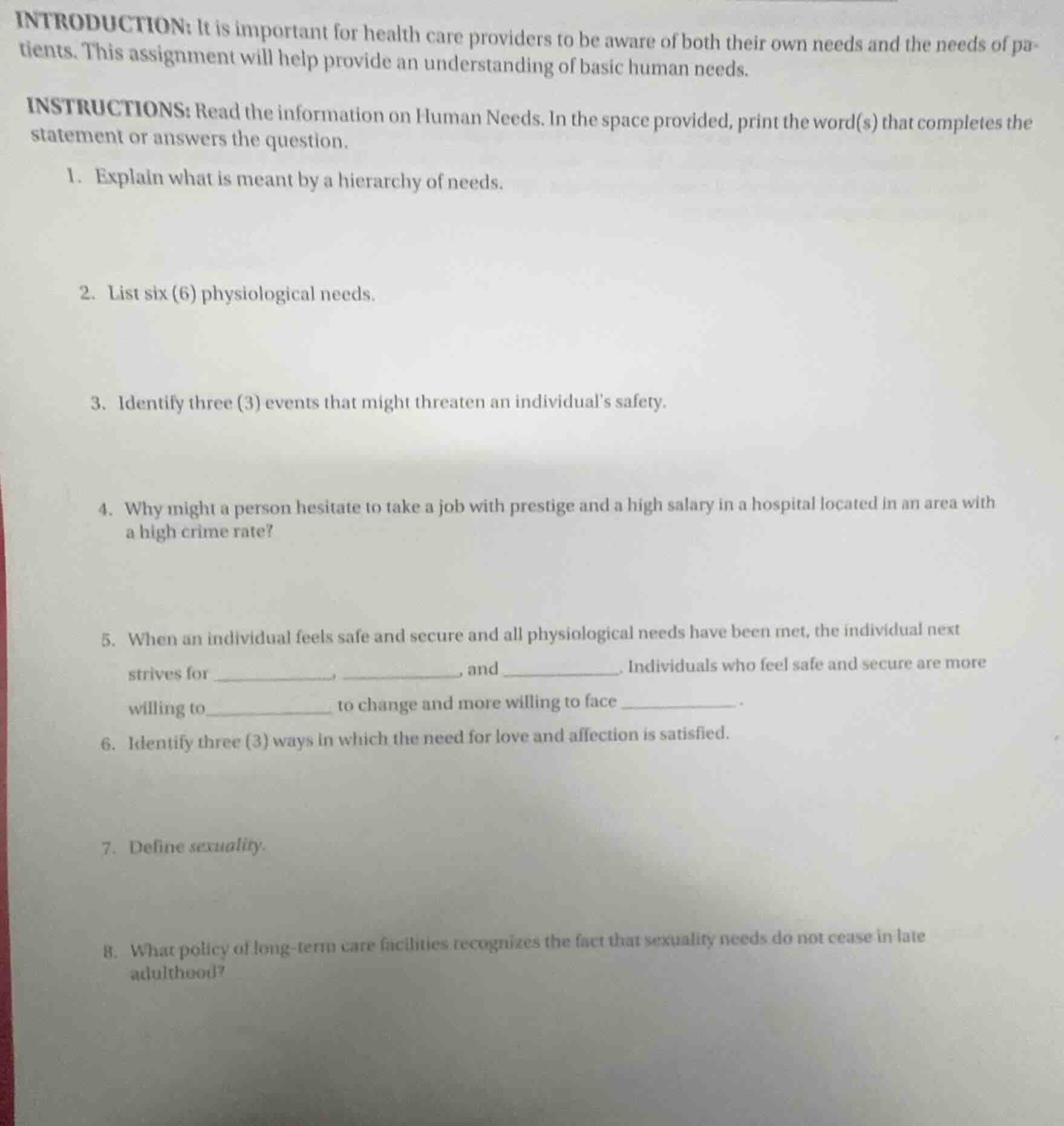 introduction: it is important for health care providers to be aware of …