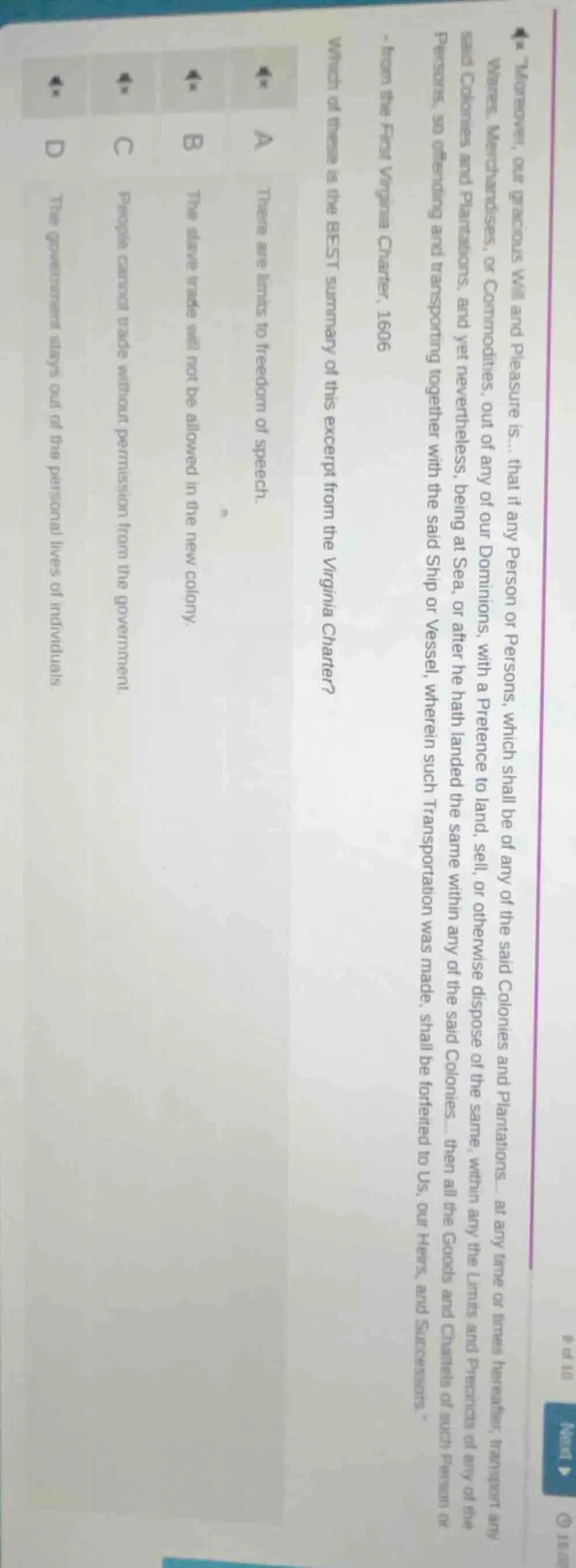 moreover, our gracious will and pleasure is... that if any person or pe…