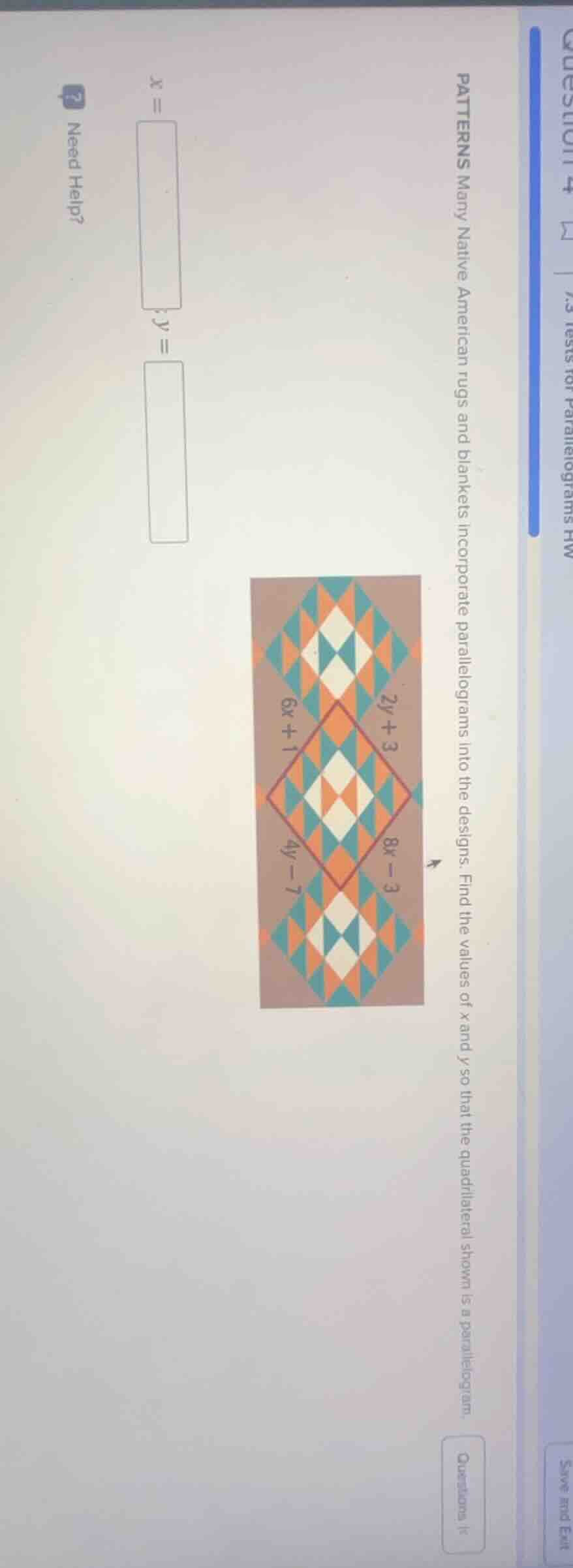 patterns many native american rugs and blankets incorporate parallelogr…