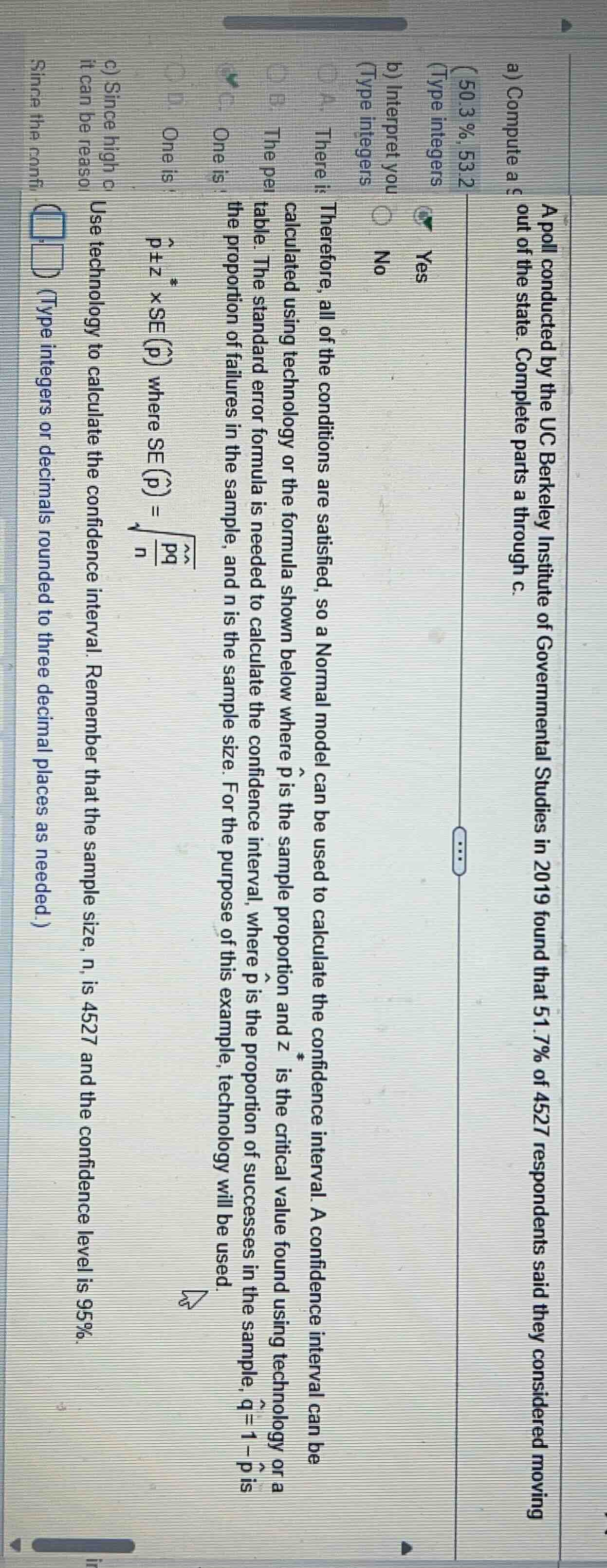 a poll conducted by the uc berkeley institute of governmental studies i…