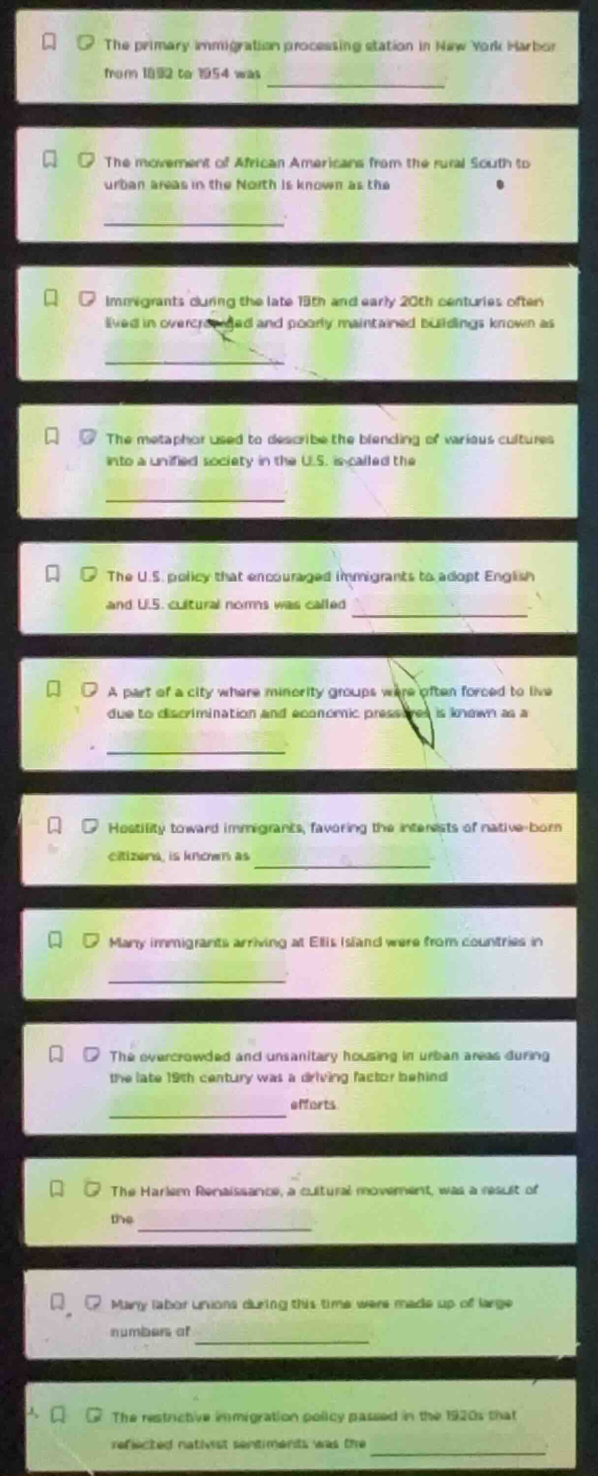 the primary immigration processing station in new york harbor from 1892…