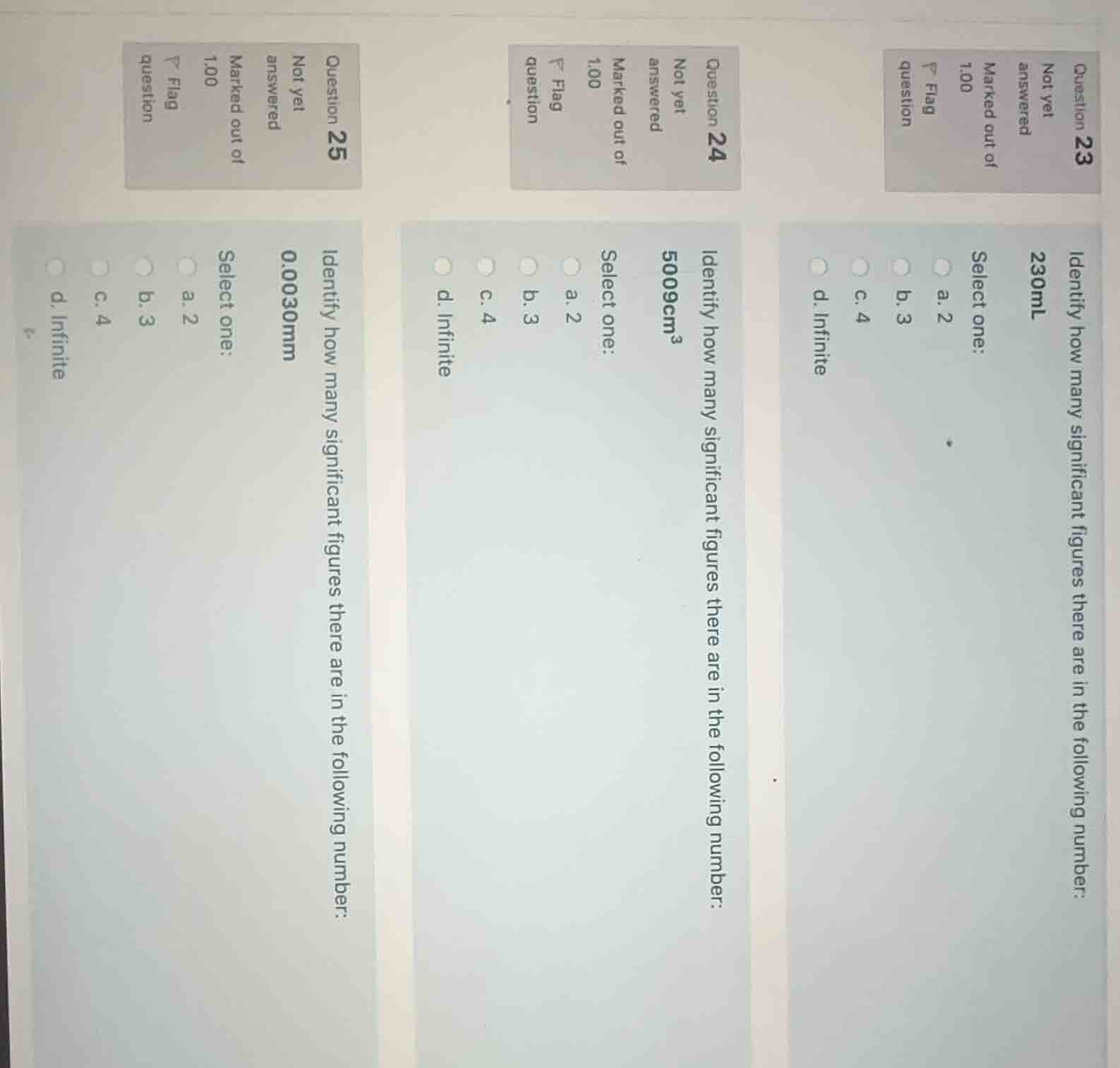 question 23 not yet answered marked out of 1.00 flag question identify …