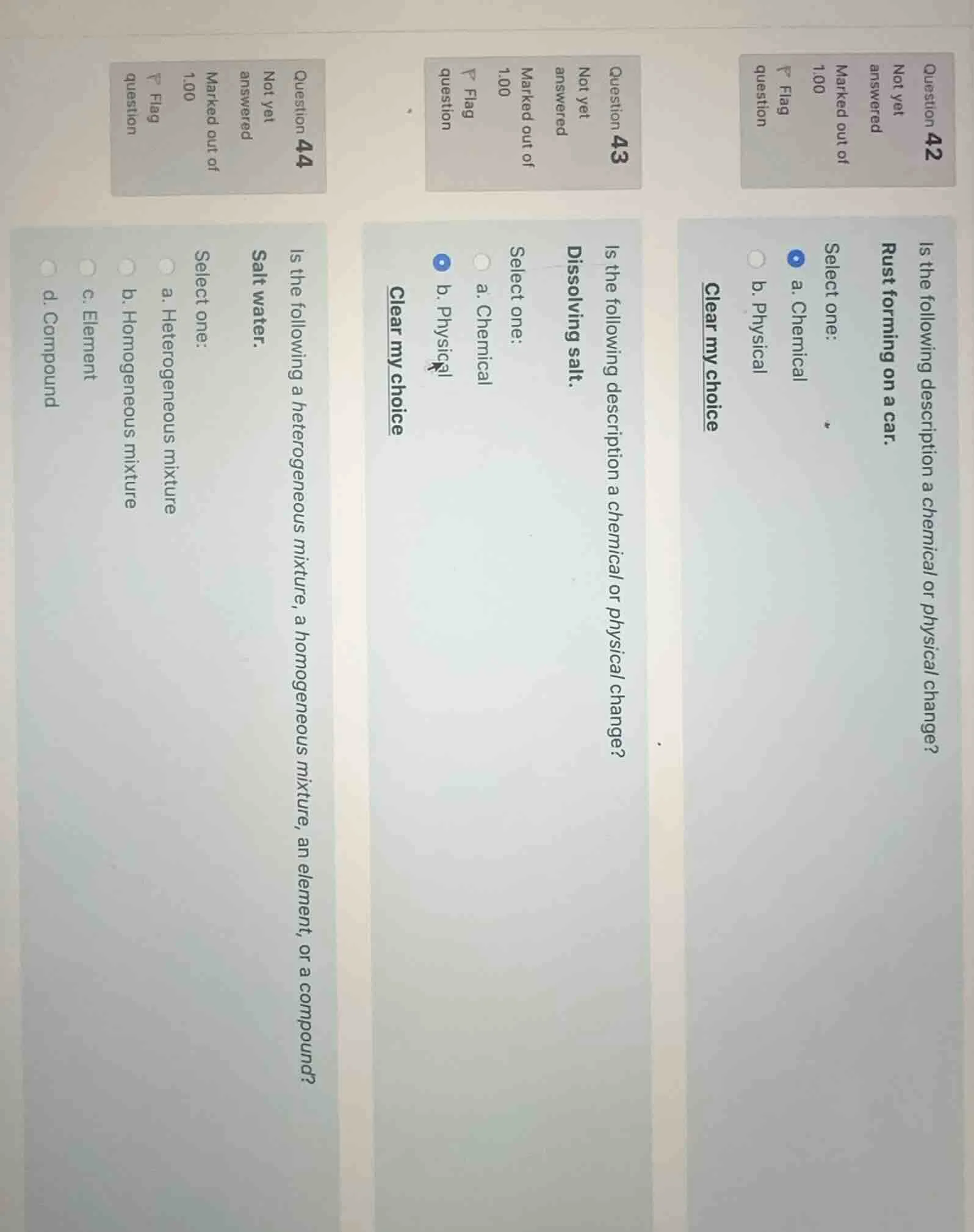 question 42 not yet answered marked out of 1.00 flag question is the fo…