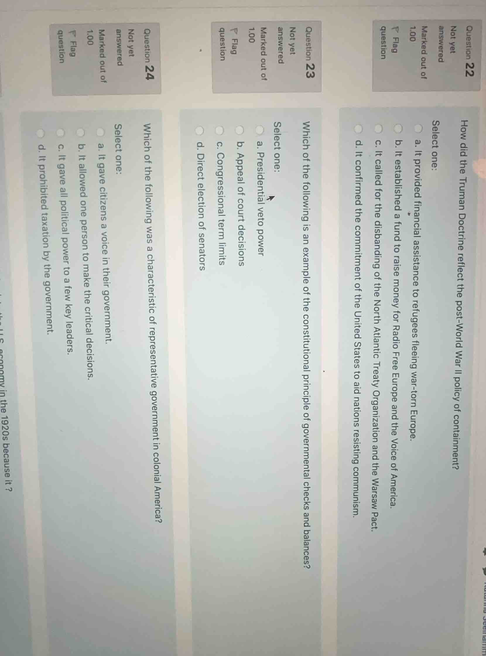 question 22 not yet answered marked out of 1.00 p flag question how did…