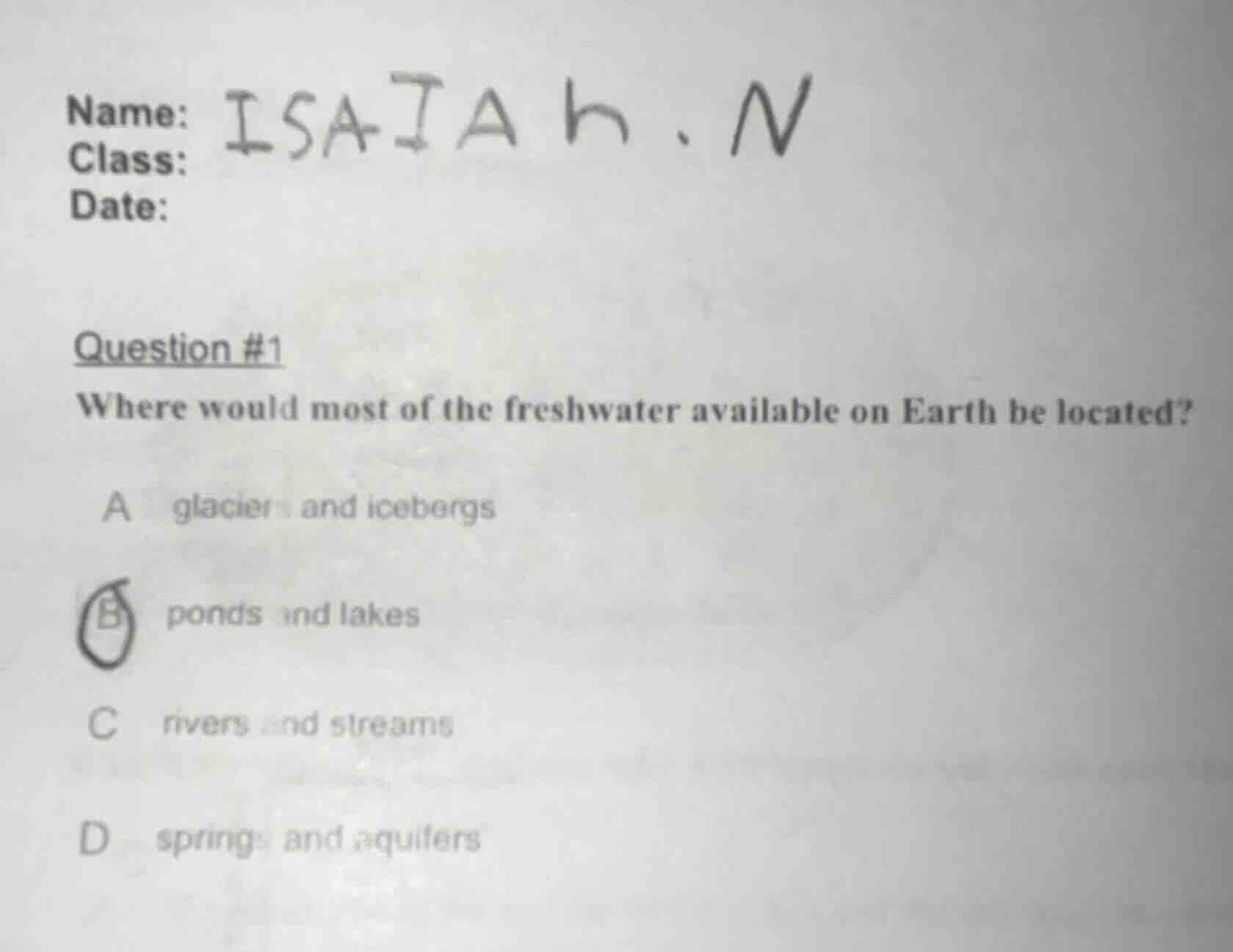 name: isaiah.n class: date: question #1 where would most of the freshwa…