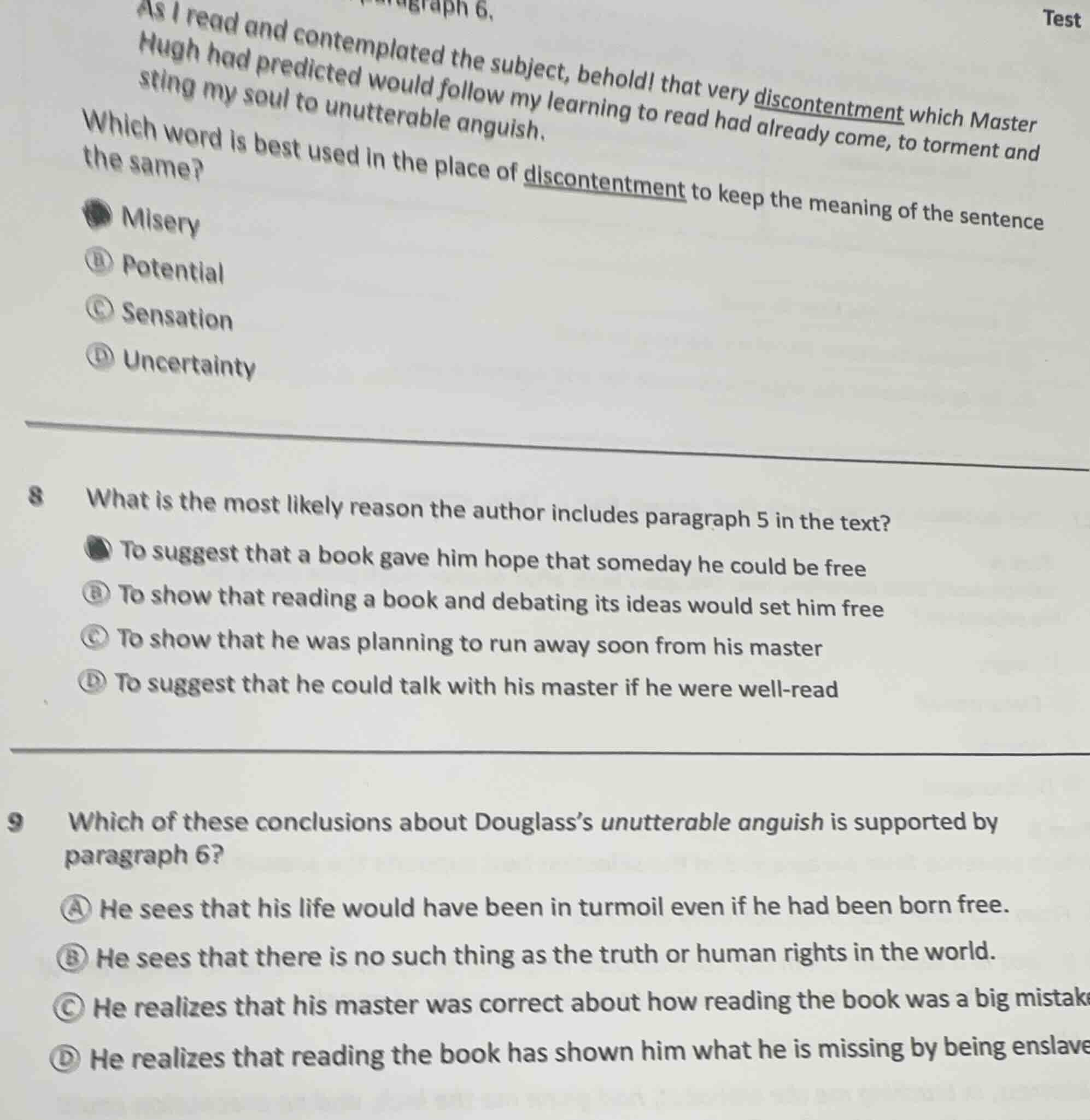 as i read and contemplated the subject, behold! that very discontentmen…