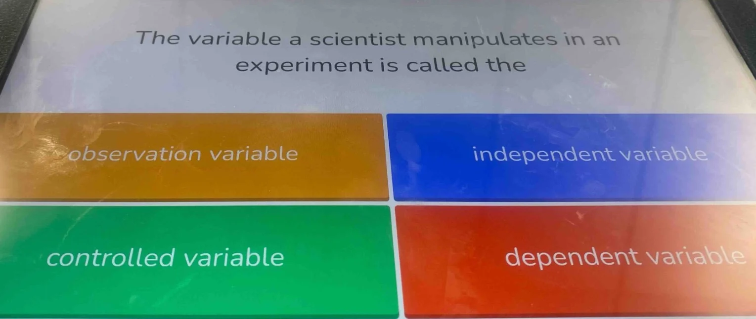 the variable a scientist manipulates in an experiment is called the obs…