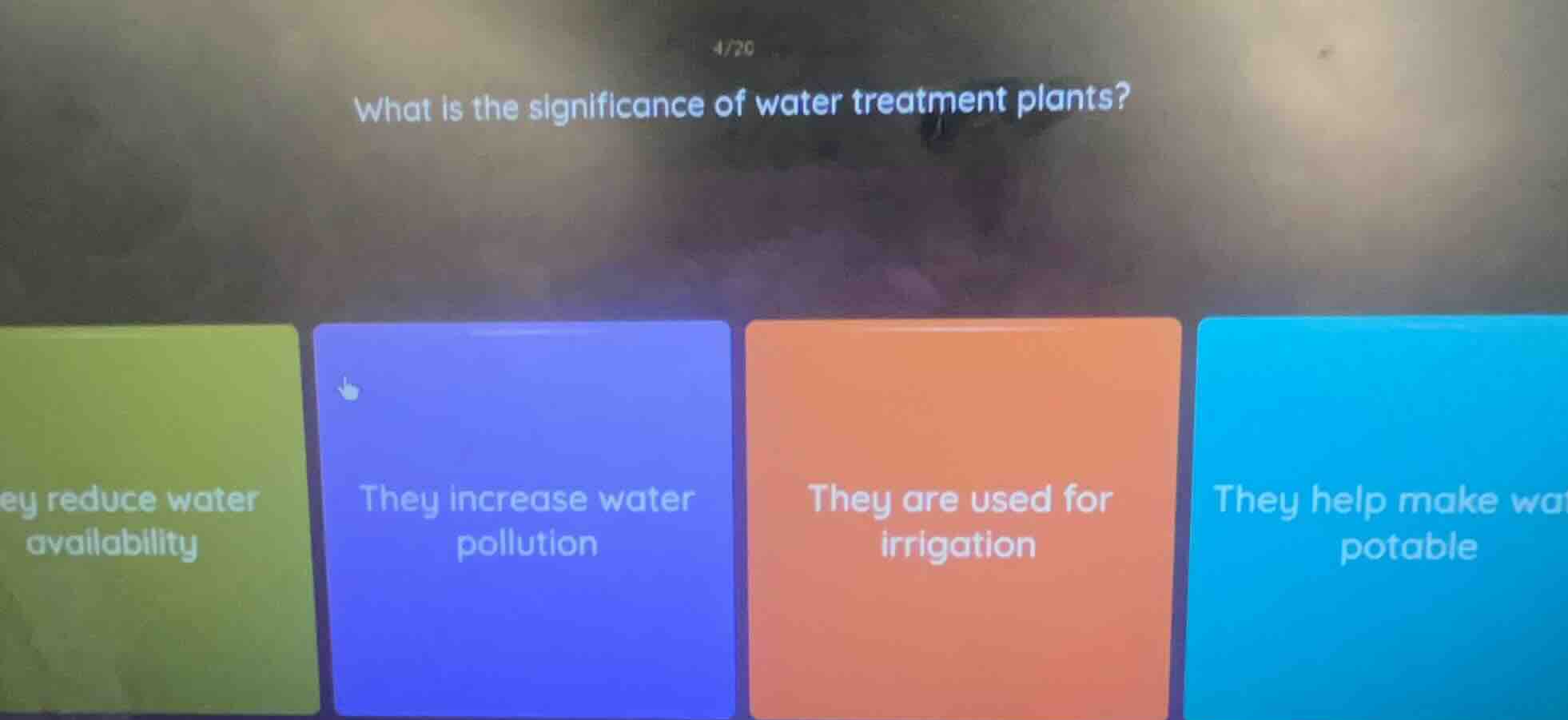 what is the significance of water treatment plants? ey reduce water ava…