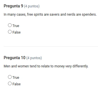 pregunta 9 (4 puntos) in many cases, free spirits are savers and nerds …