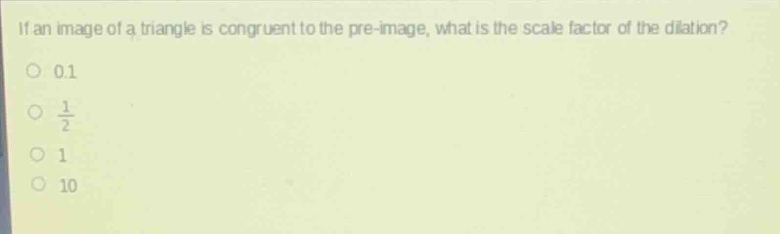 if an image of a triangle is congruent to the pre - image, what is the …