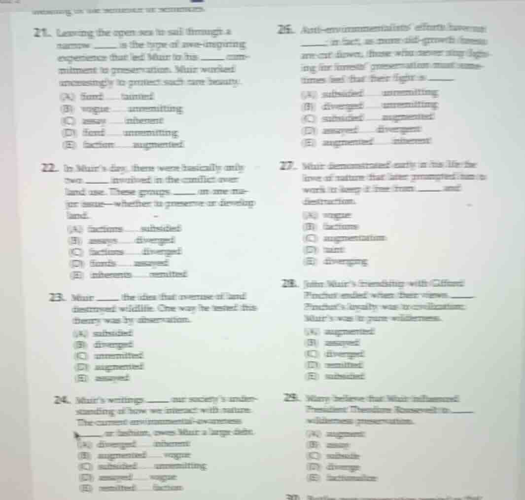 21. leaving the open sea to sail through a narrow ____ is the type of a…