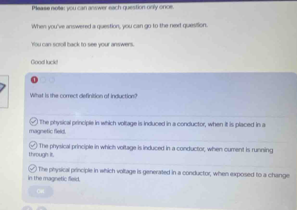 please note: you can answer each question only once. when youve answere…