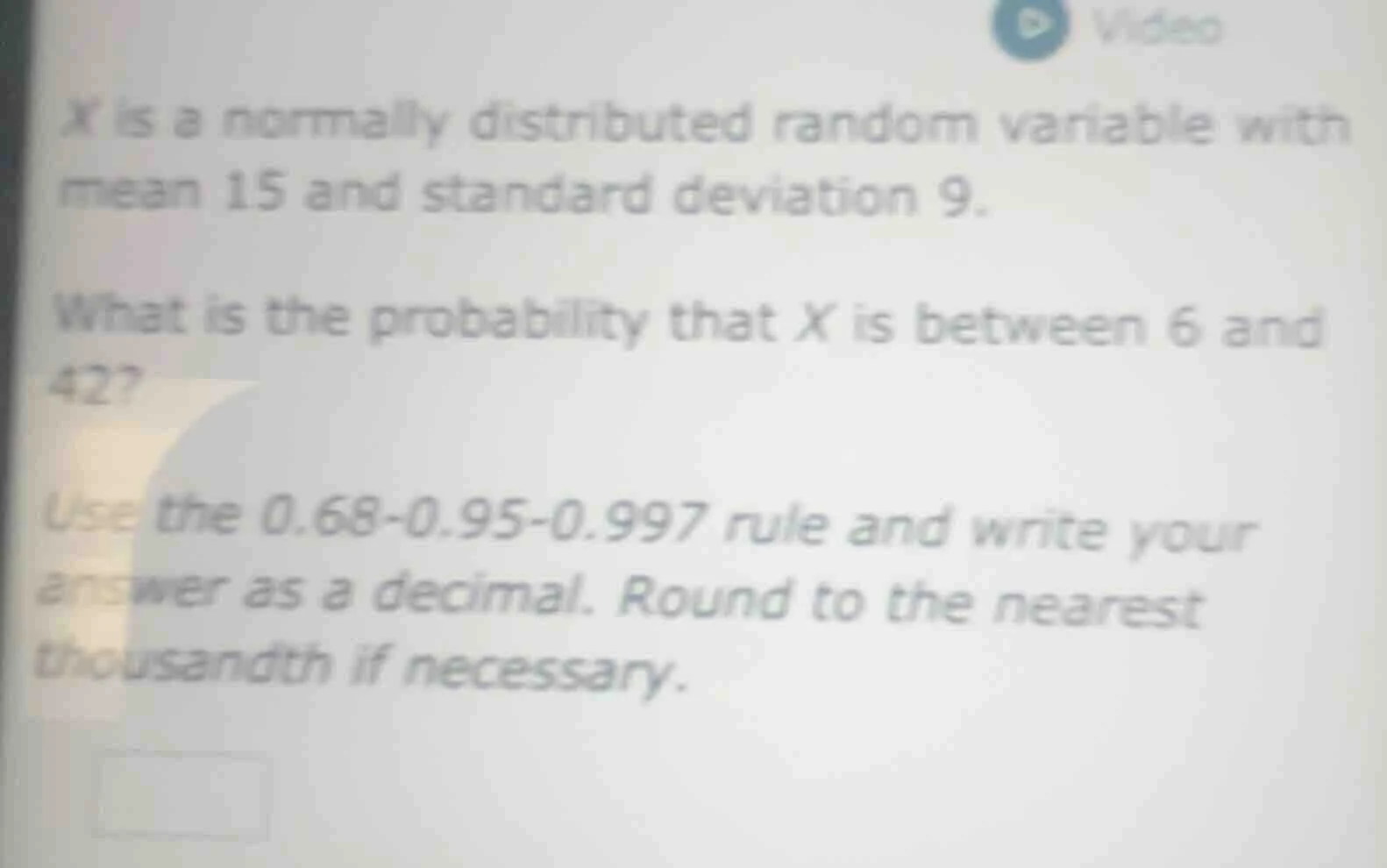 x is a normally distributed random variable with mean 15 and standard d…