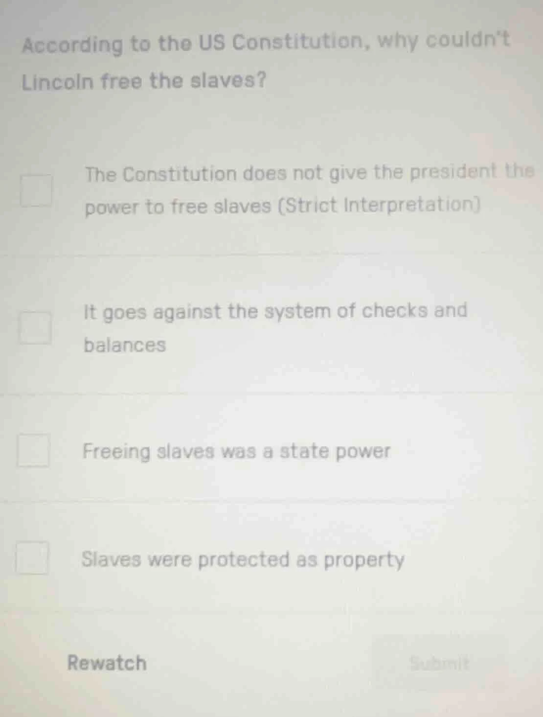 according to the us constitution, why couldnt lincoln free the slaves? …