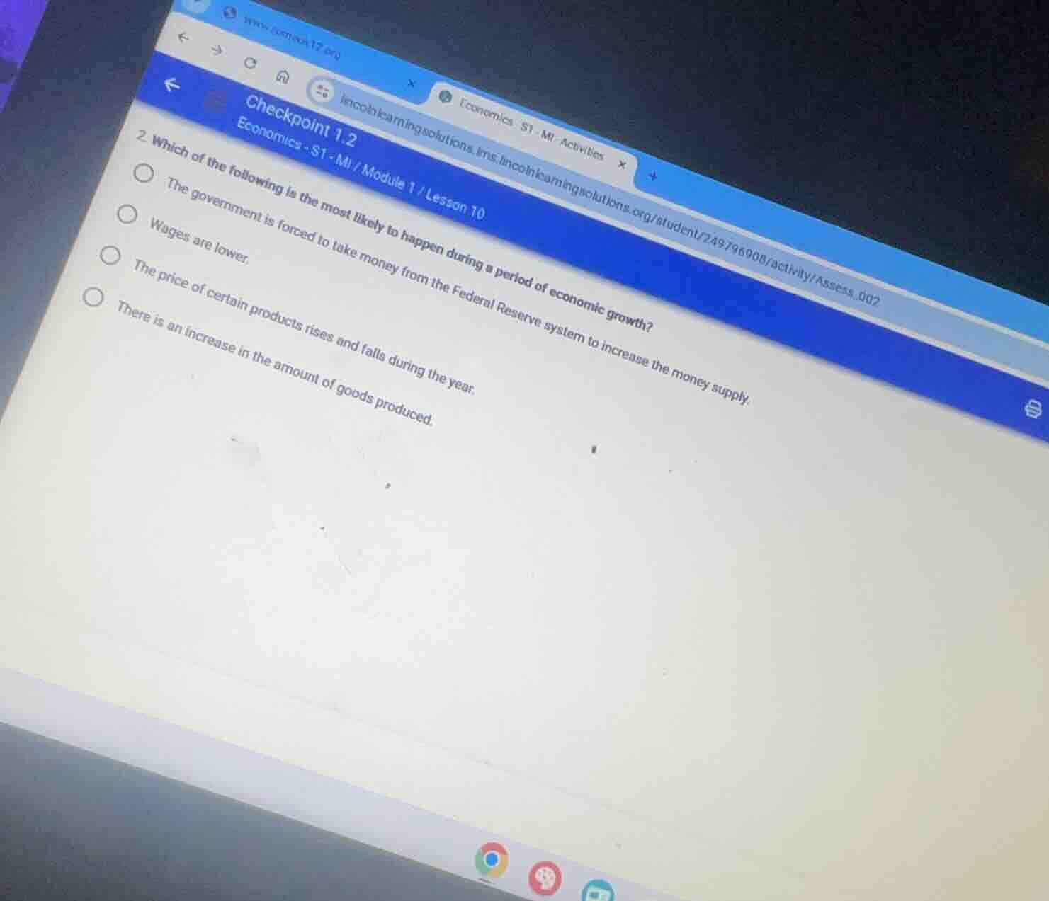 2 which of the following is the most likely to happen during a period o…