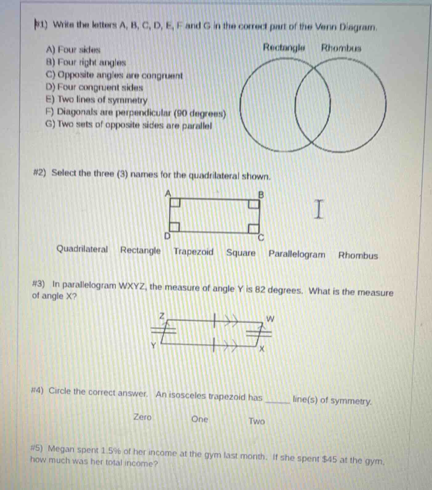 #1) write the letters a, b, c, d, e, f and g in the correct part of the…