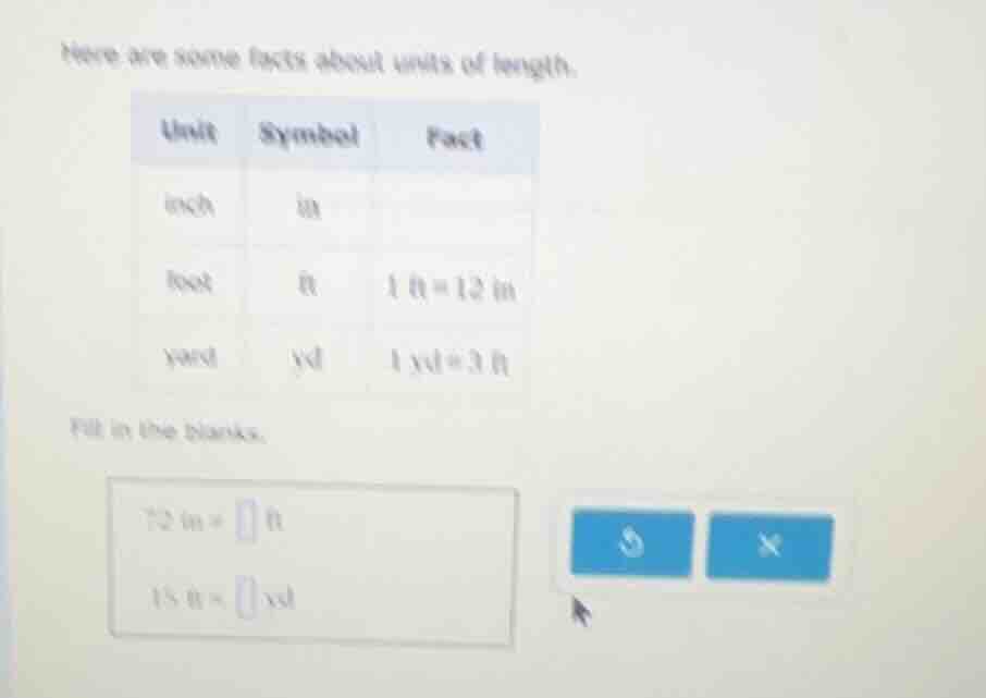 here are some facts about units of length. unit symbol fact inch in foo…