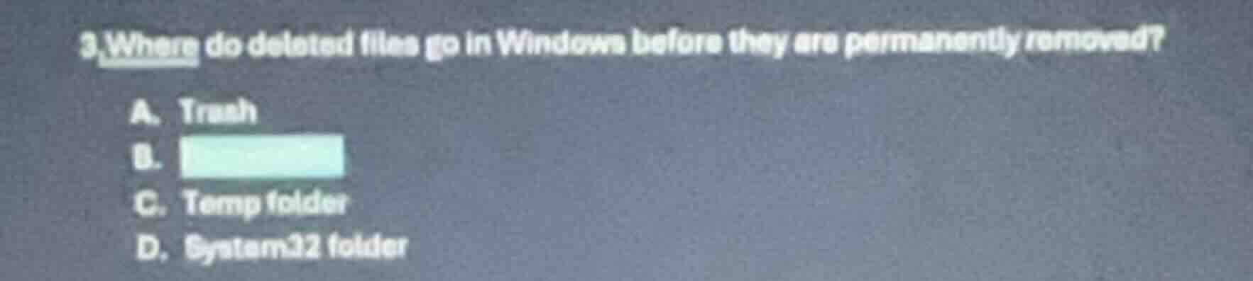 3. where do deleted files go in windows before they are permanently rem…
