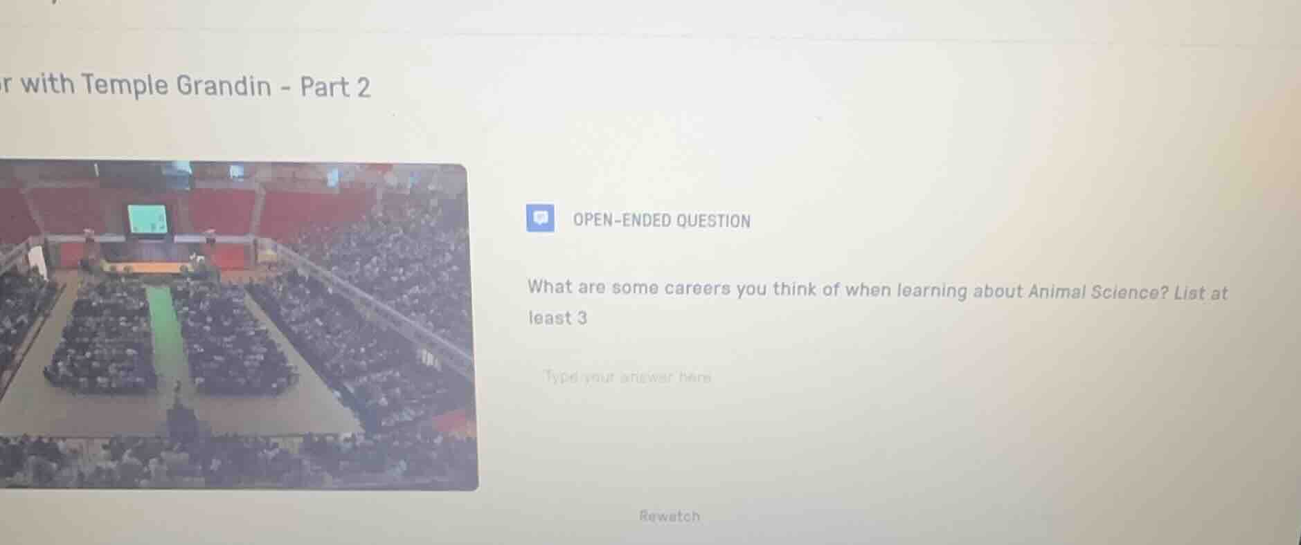 r with temple grandin - part 2 open - ended question what are some care…