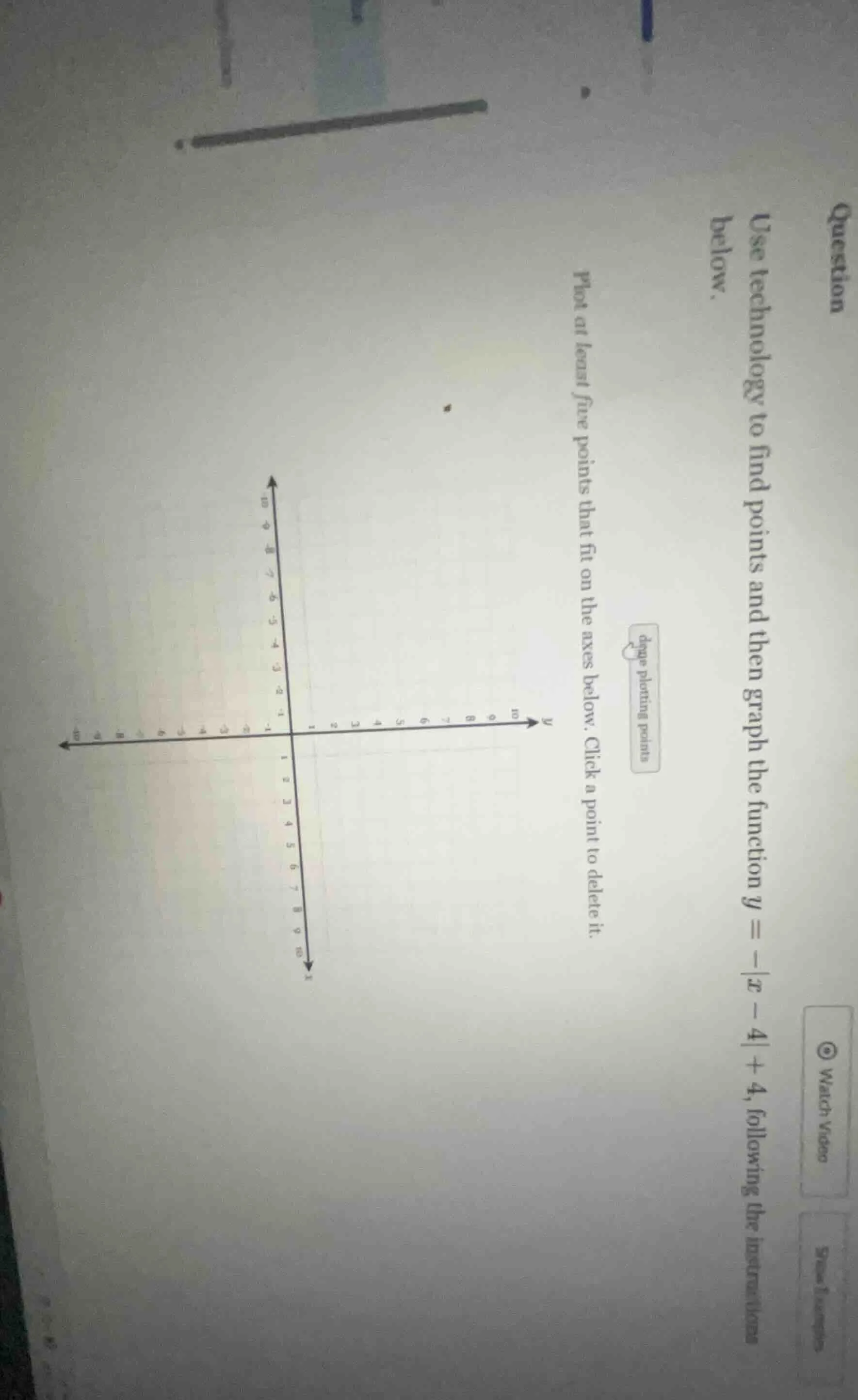 question use technology to find points and then graph the function ( y …