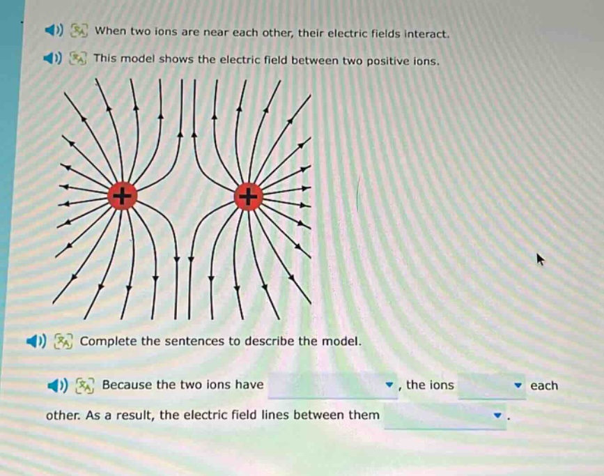 when two ions are near each other, their electric fields interact. this…