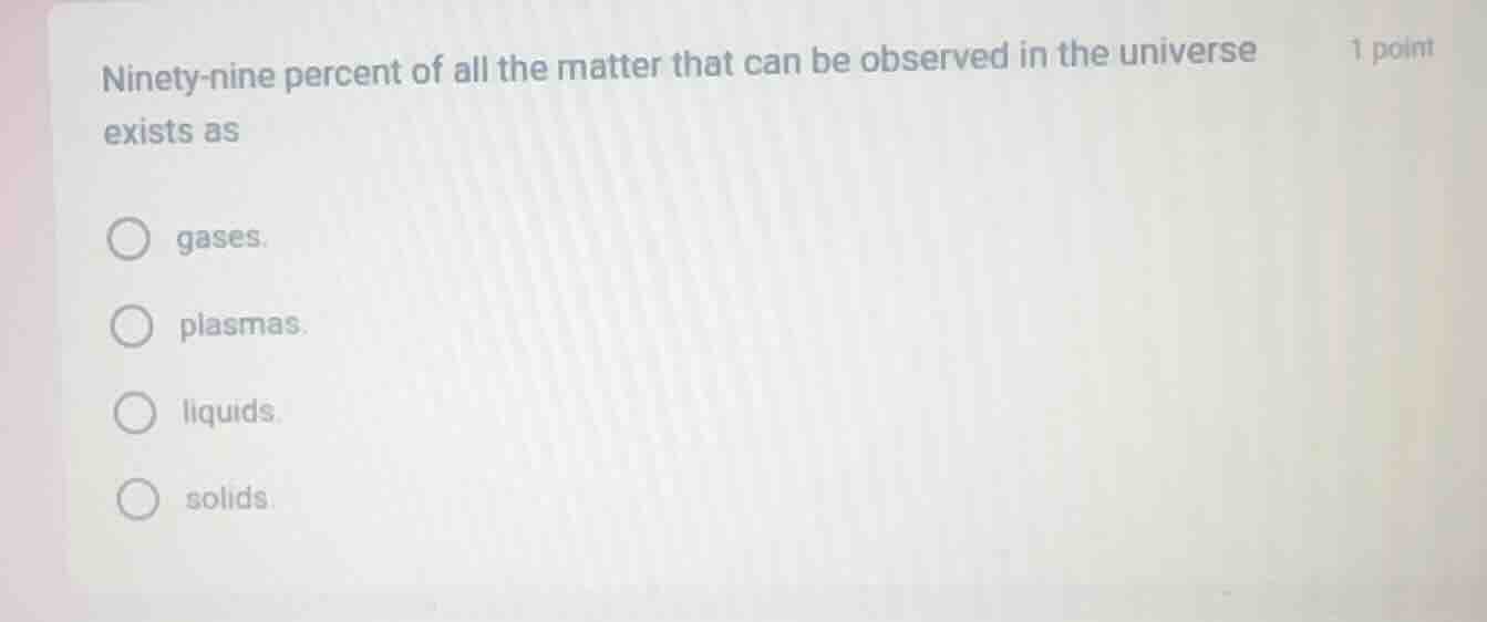 ninety - nine percent of all the matter that can be observed in the uni…