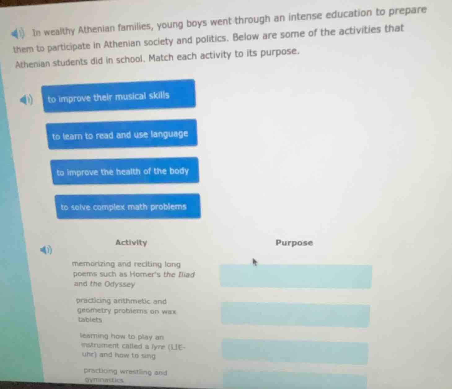 in wealthy athenian families, young boys went through an intense educat…