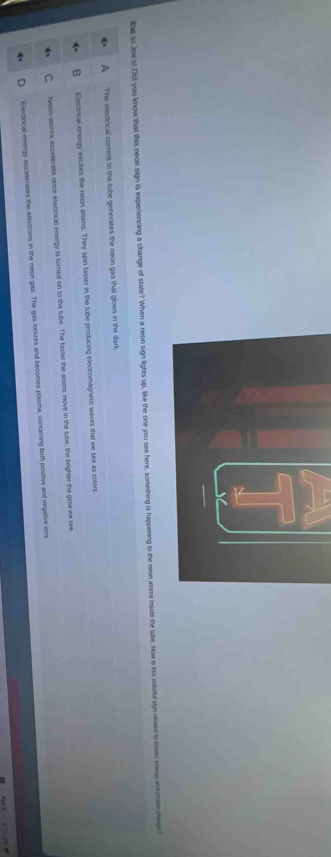 exl #1: see si did you know that this neon sign is experiencing a chang…