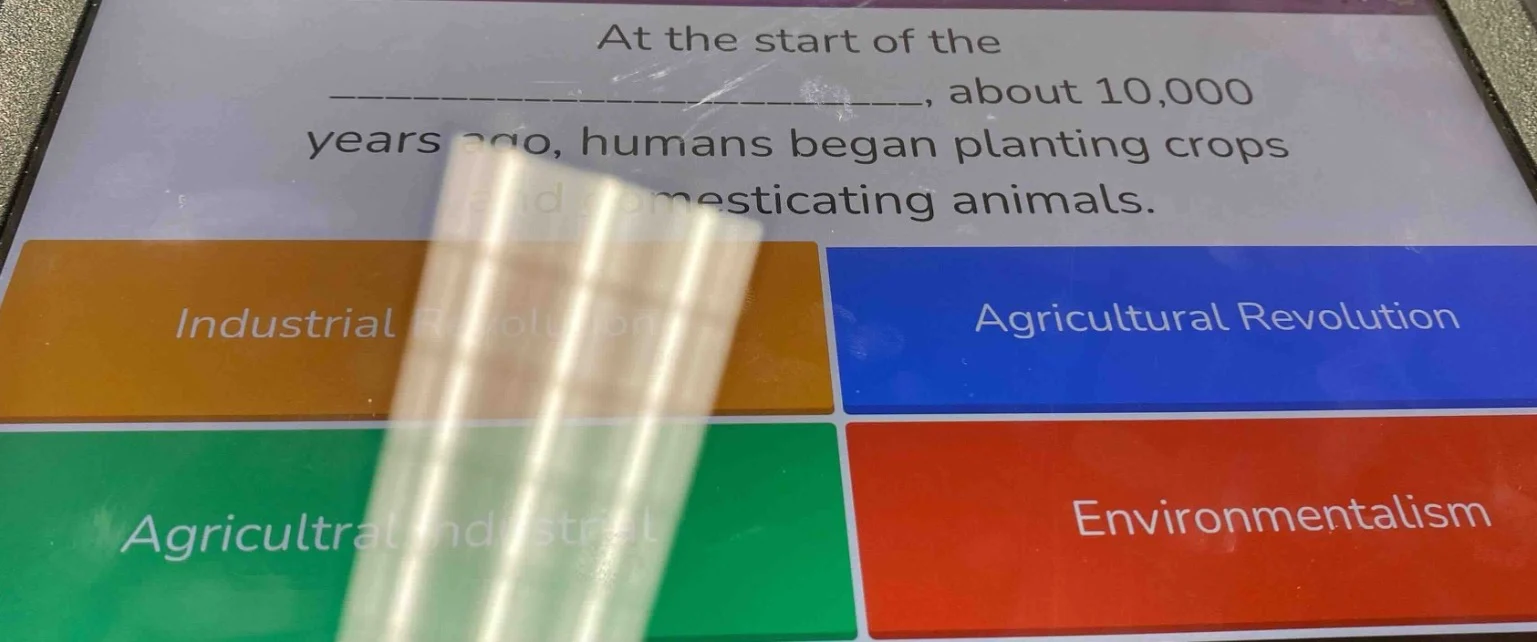 at the start of the ____________, about 10,000 years ago, humans began …