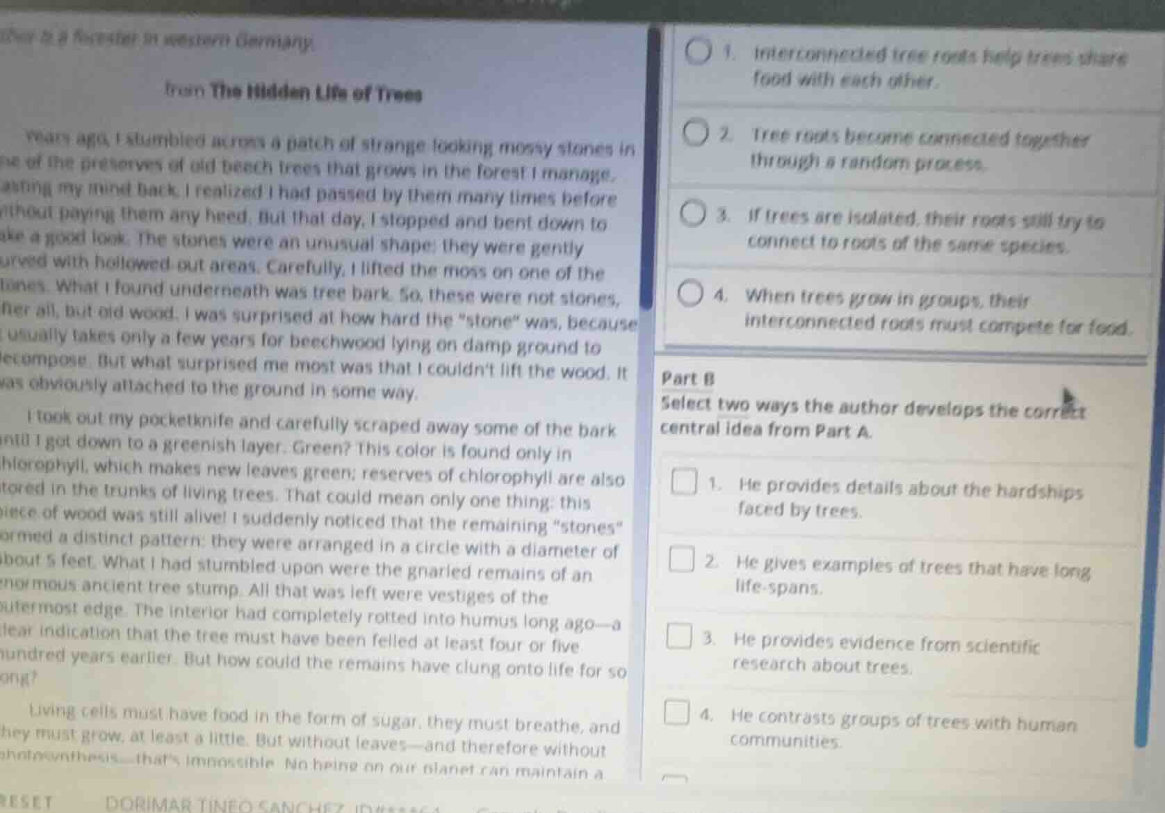 from the hidden life of trees many ago, i stumbled across a patch of st…