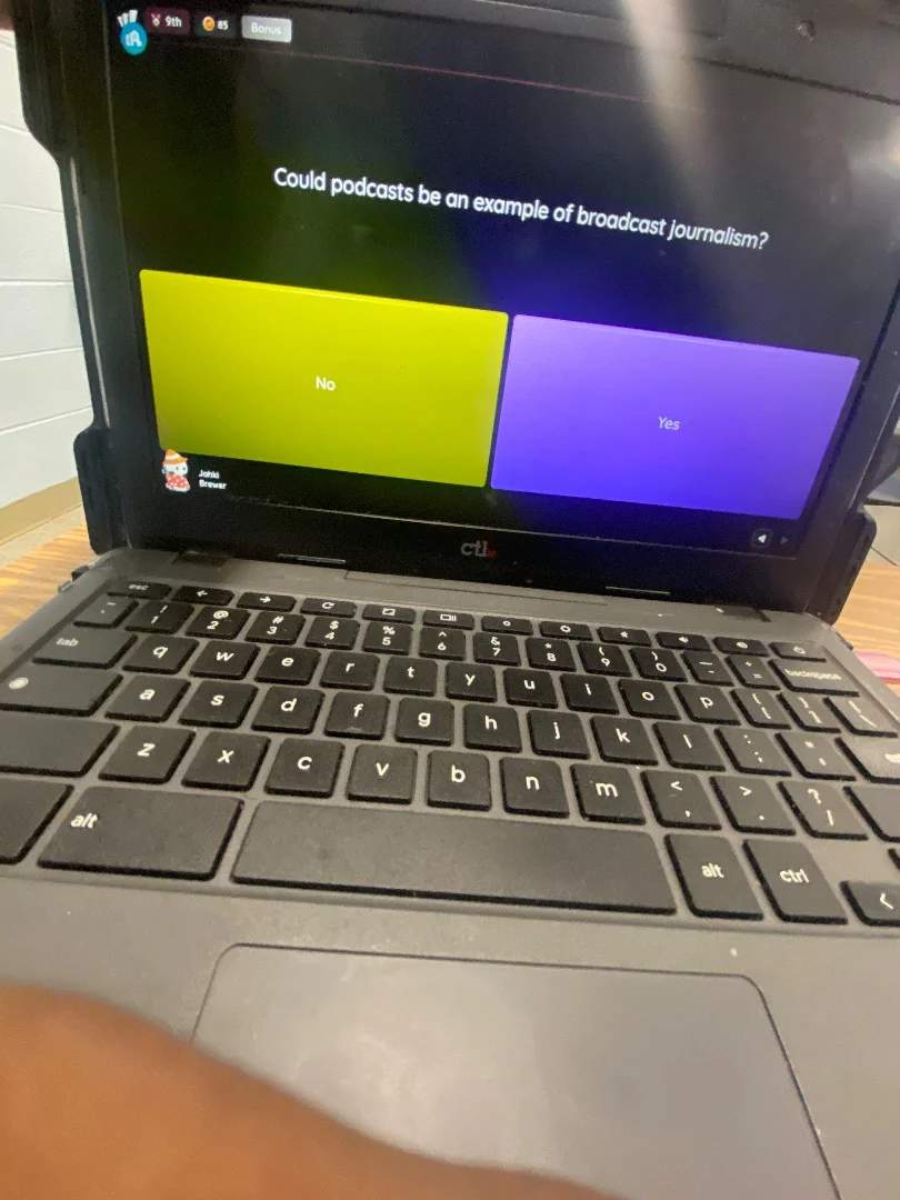 could podcasts be an example of broadcast journalism? no yes