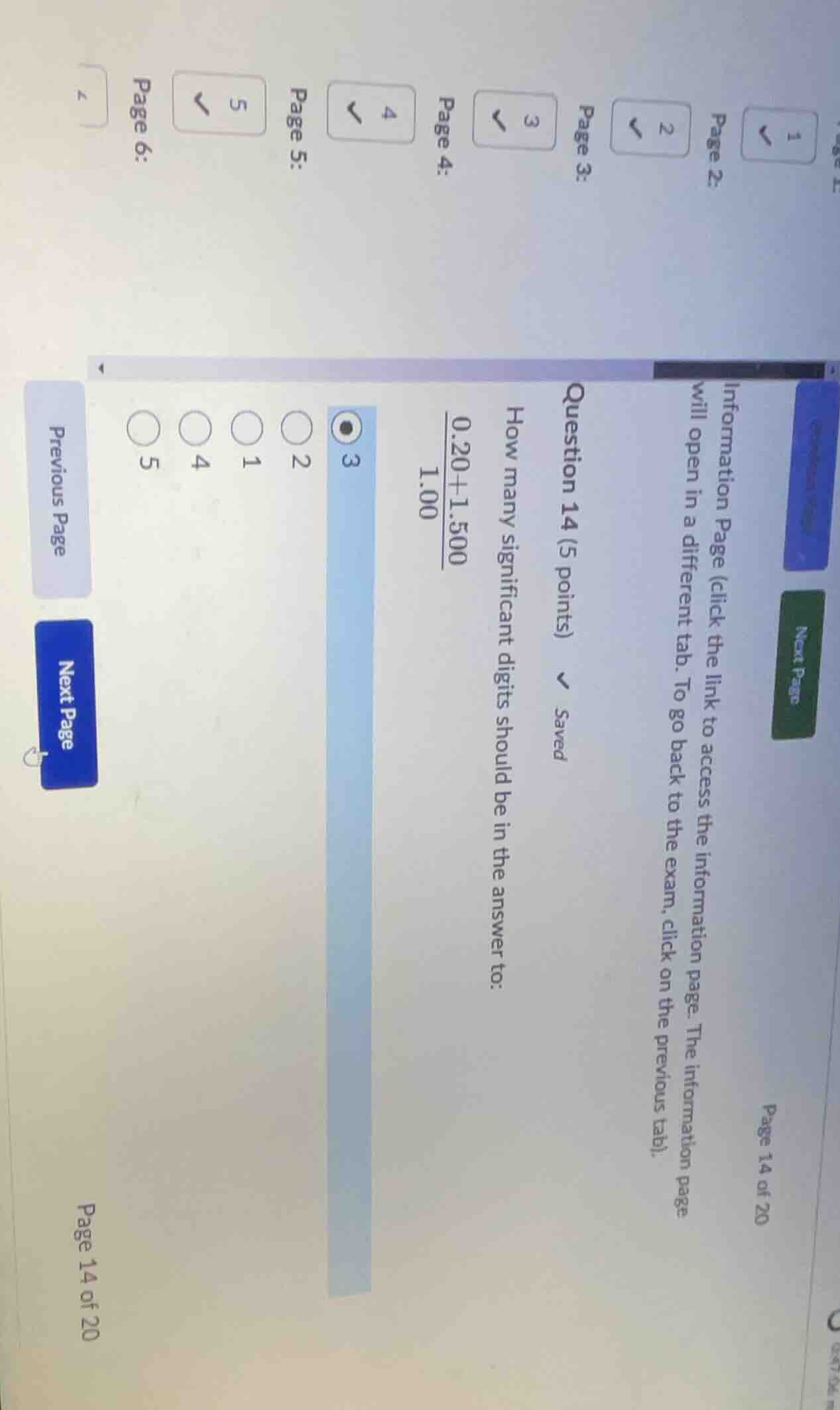 question 14 (5 points) how many significant digits should be in the ans…