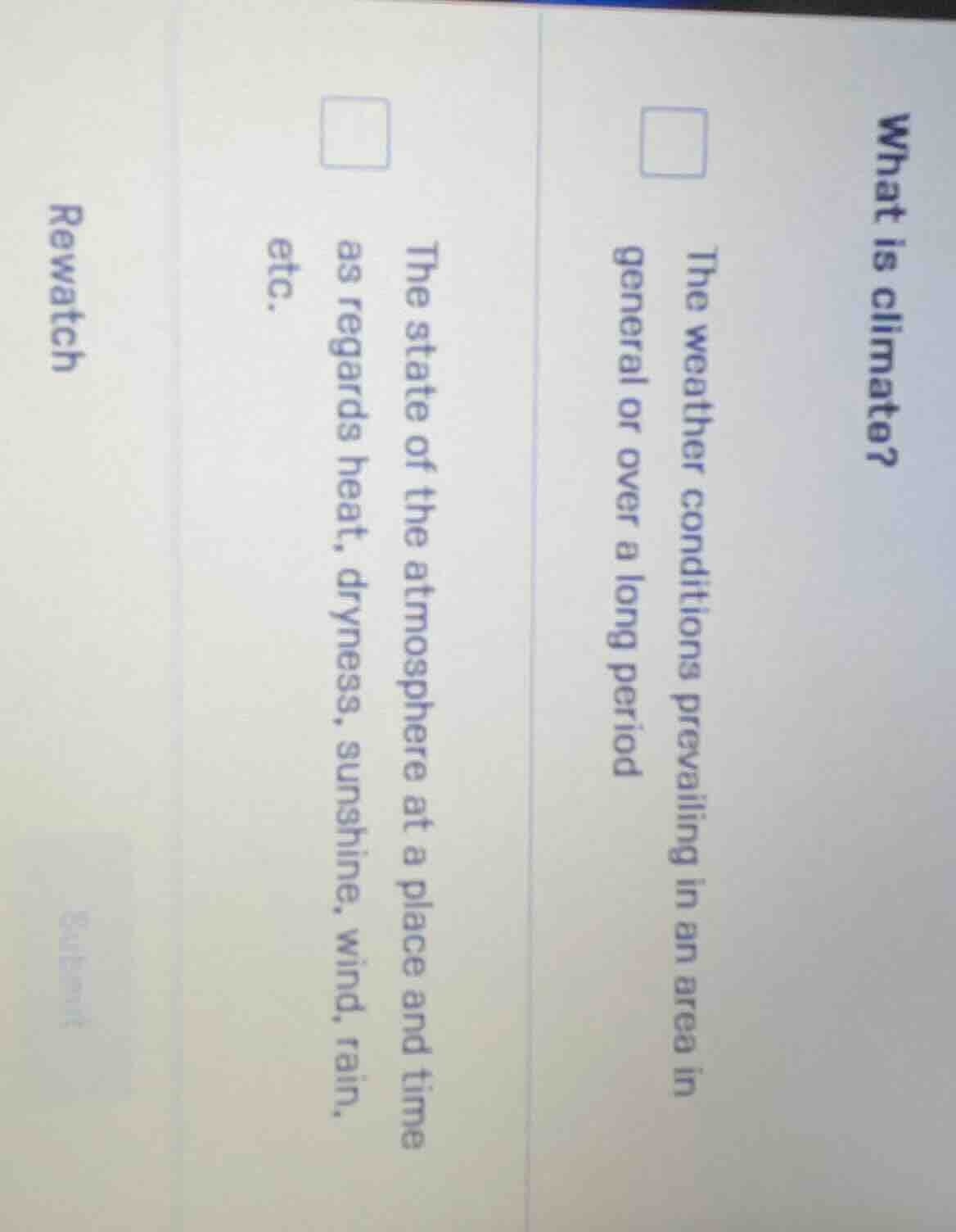 what is climate? the weather conditions prevailing in an area in genera…