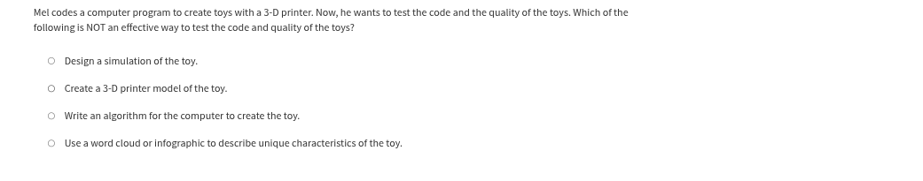 mel codes a computer program to create toys with a 3 - d printer. now, …