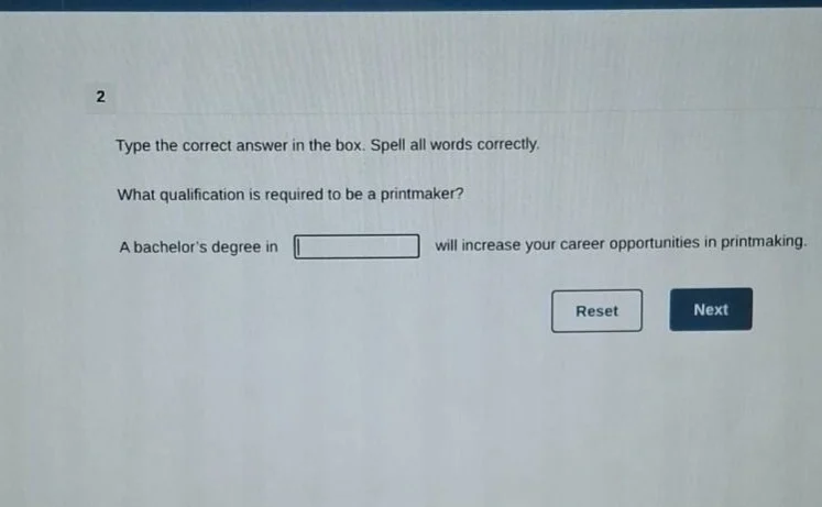 2 type the correct answer in the box. spell all words correctly. what q…